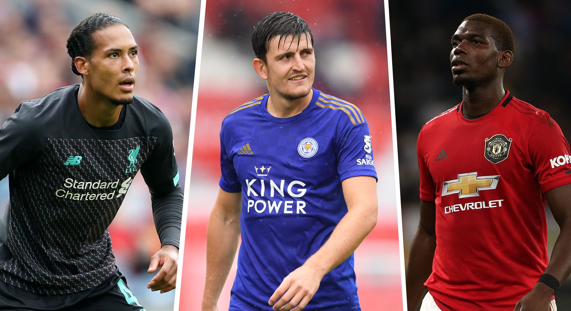 Premier League record signings composite