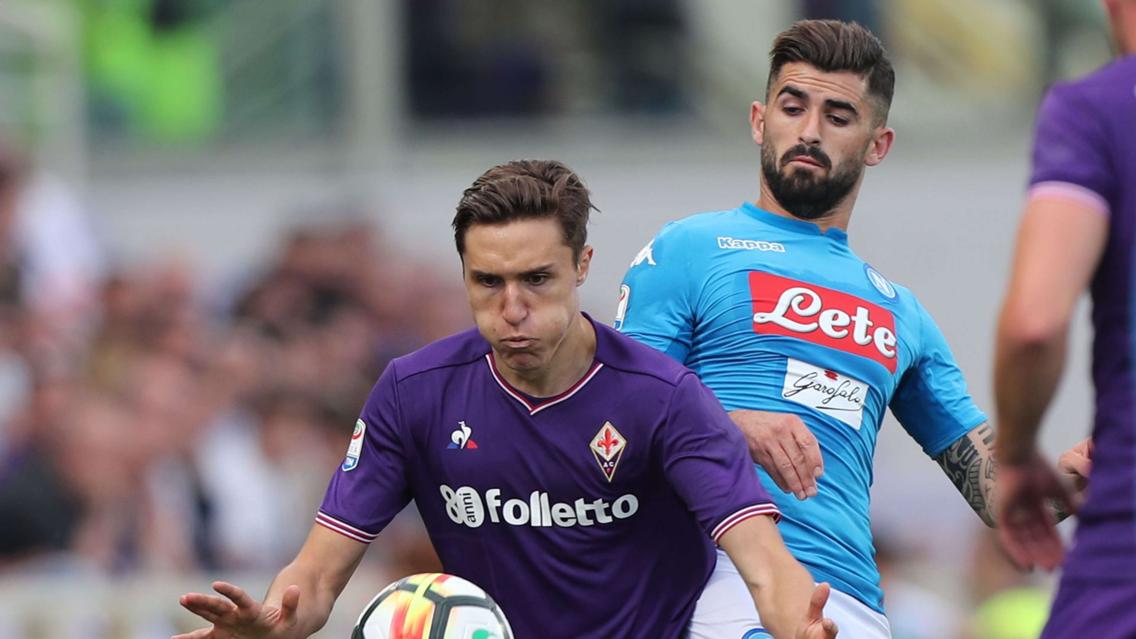 Federico Chiesa Elseid Hysaj Fiorentina Napoli Serie A