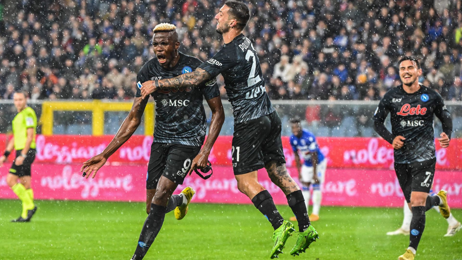 Osimhen Sampdoria Napoli Serie A