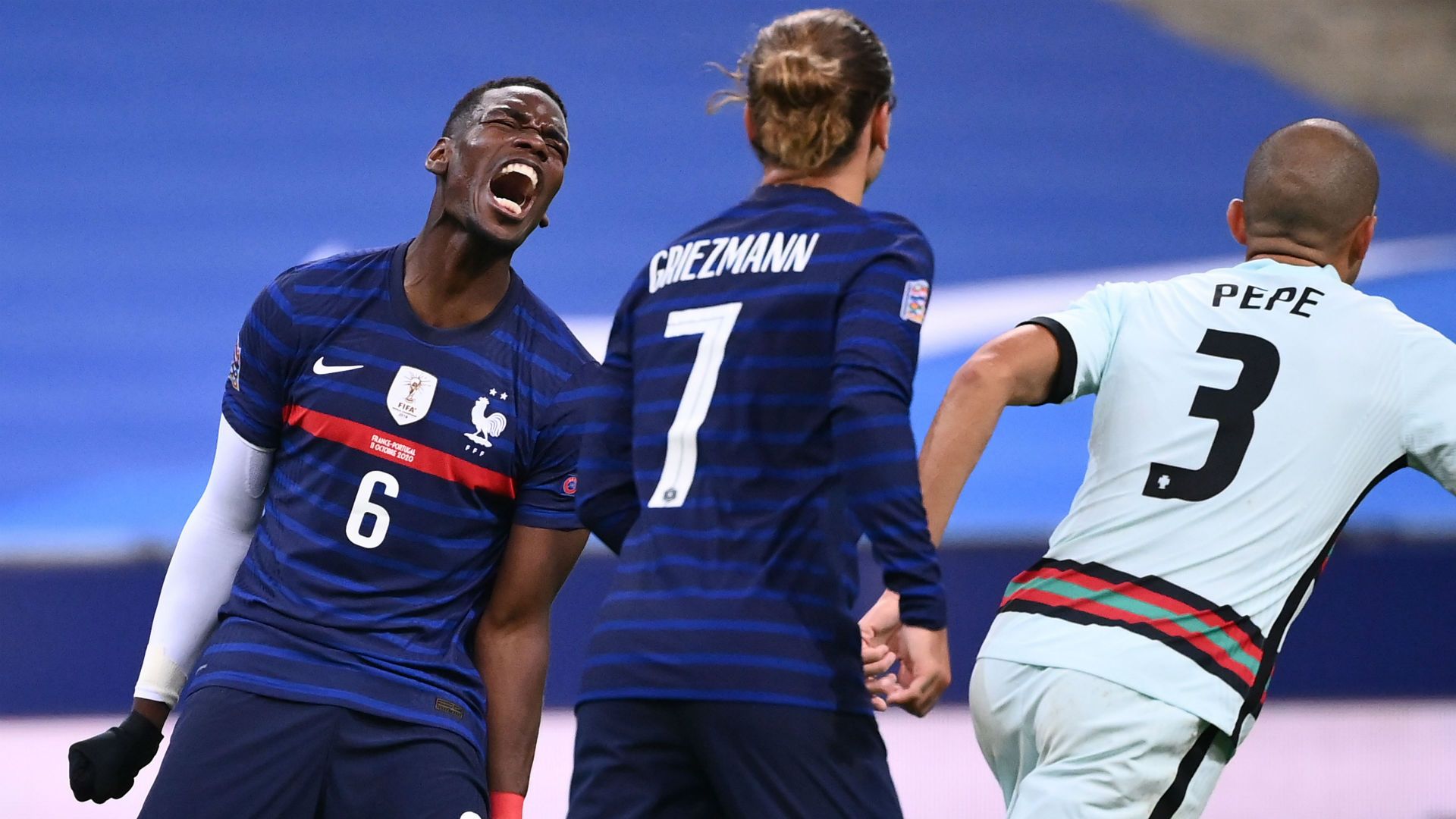 Paul Pogba France Portugal Nations League 11102020