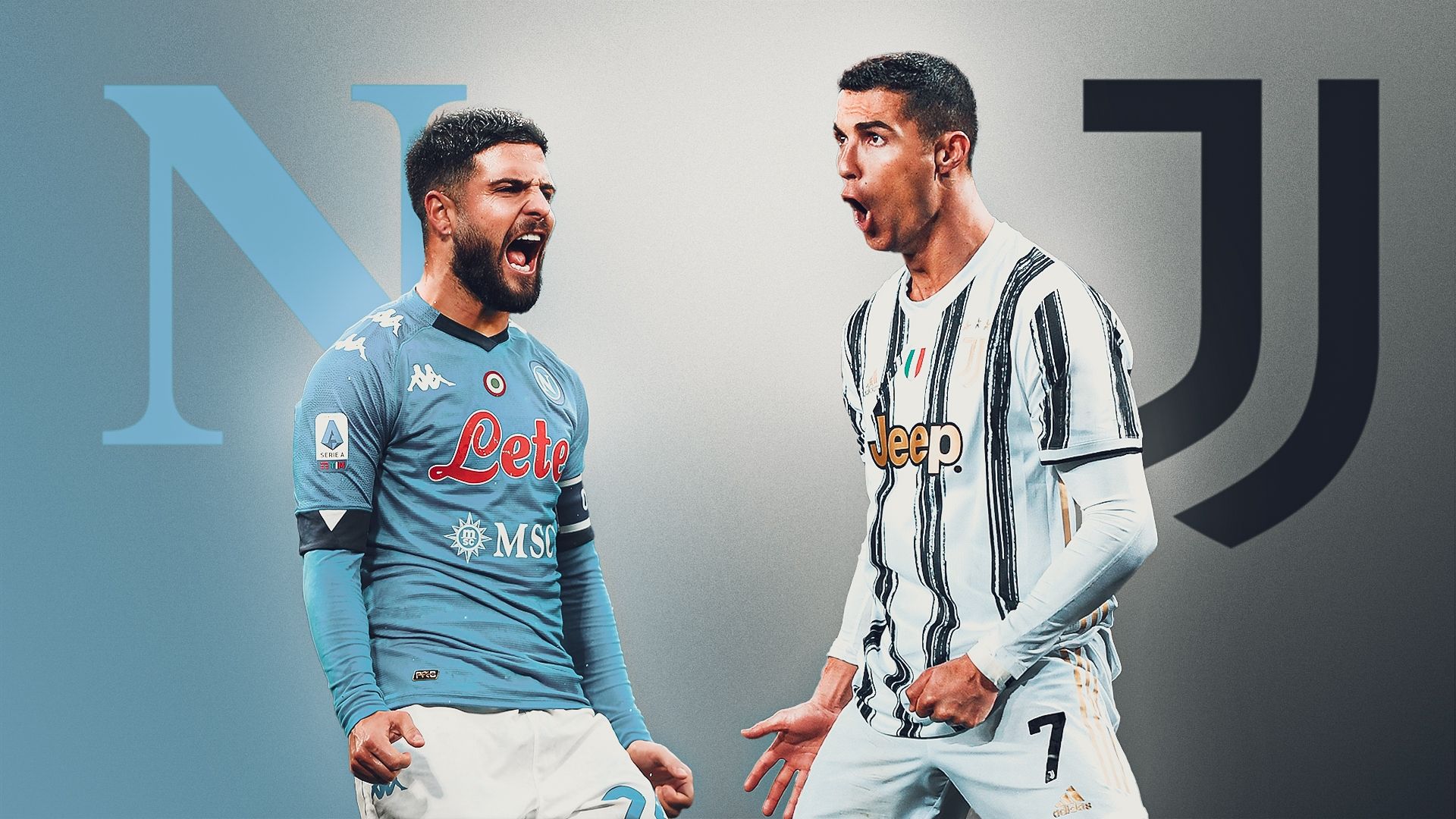 GFX Insigne vs Ronaldo