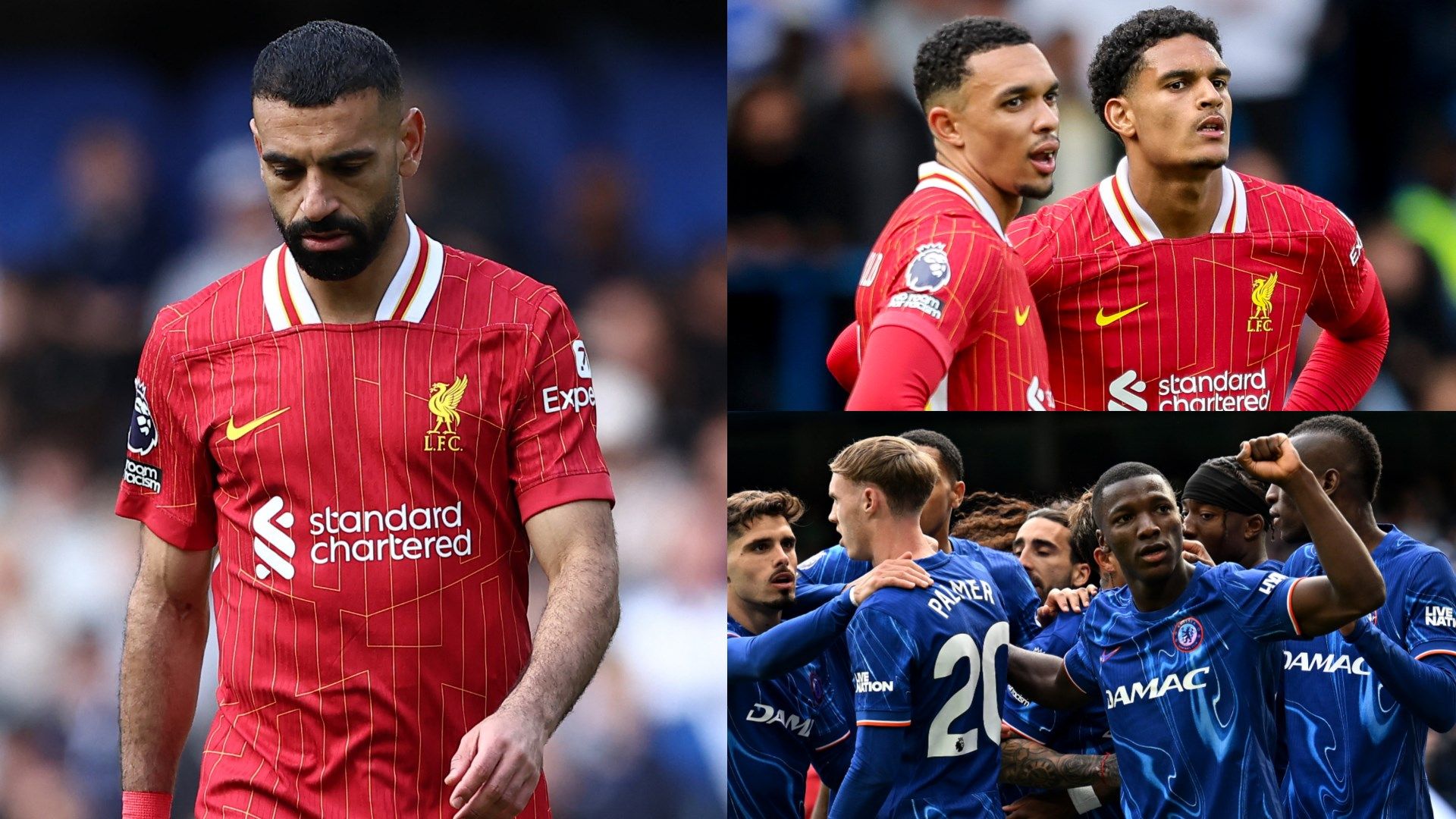 Liverpool player ratings vs Chelsea: Record-chasing Mohamed Salah shut out while Reds' defence suffer title hangover as Premier League champions fall to rare defeat | Goal.com UK