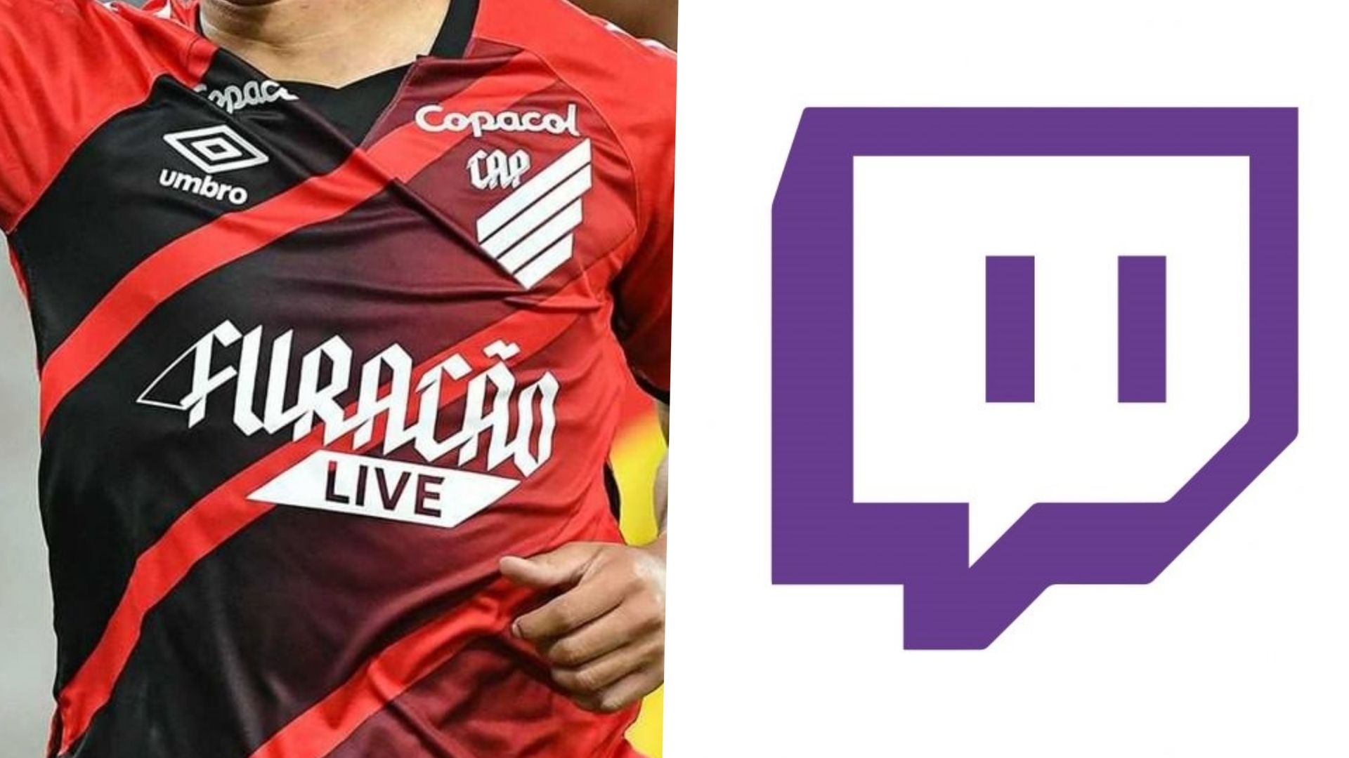 Montagem Athletico Furacão Live Twitch 2021