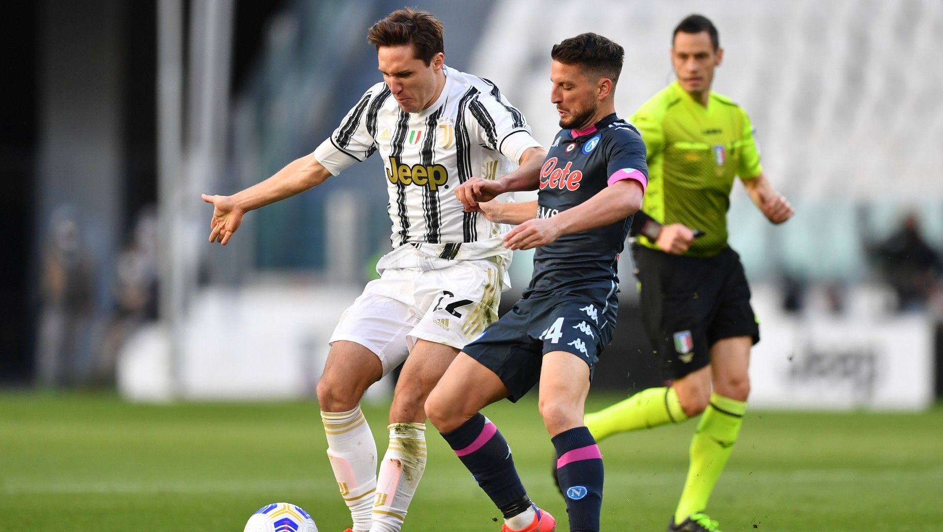 Federico Chiesa Dries Mertens Juventus Napoli