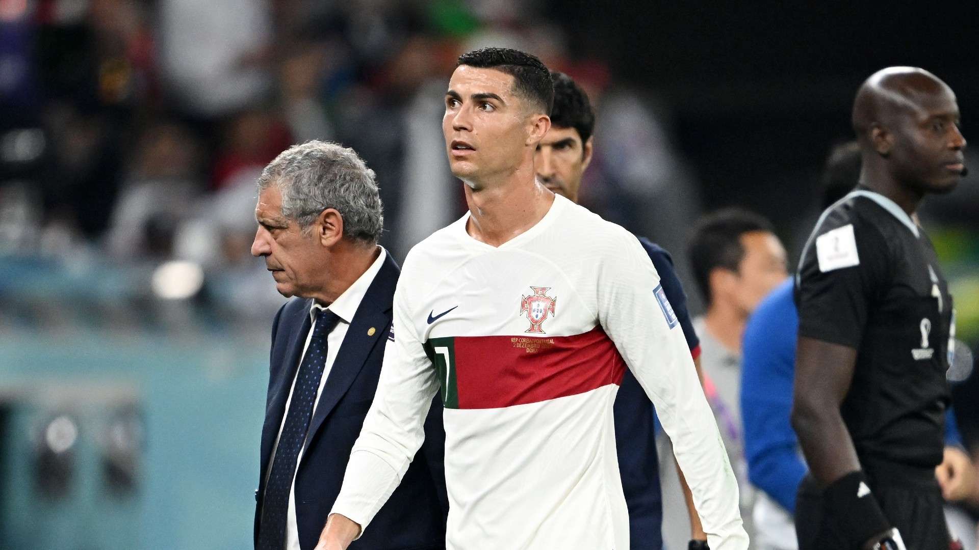 Cristiano Ronaldo Fernando Santos Portugal 2022