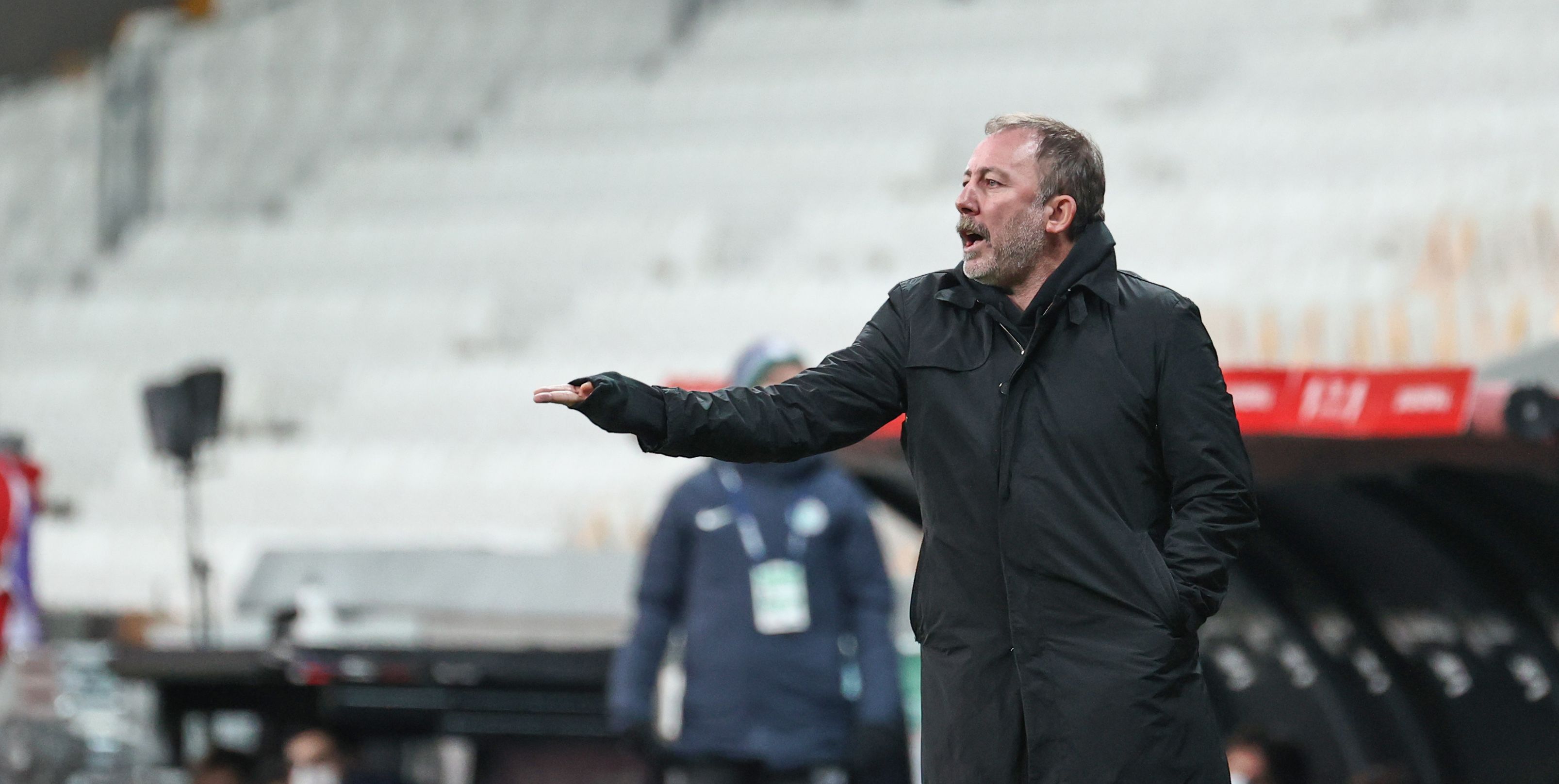 Sergen Yalcin Besiktas Coach vs. Rizespor 01/13/21