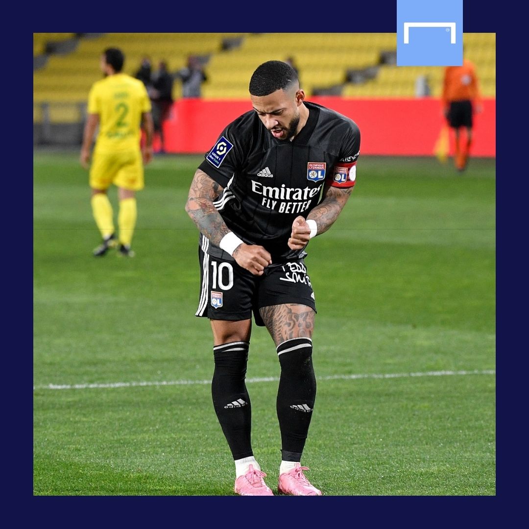 Memphis Depay Lyon GFX