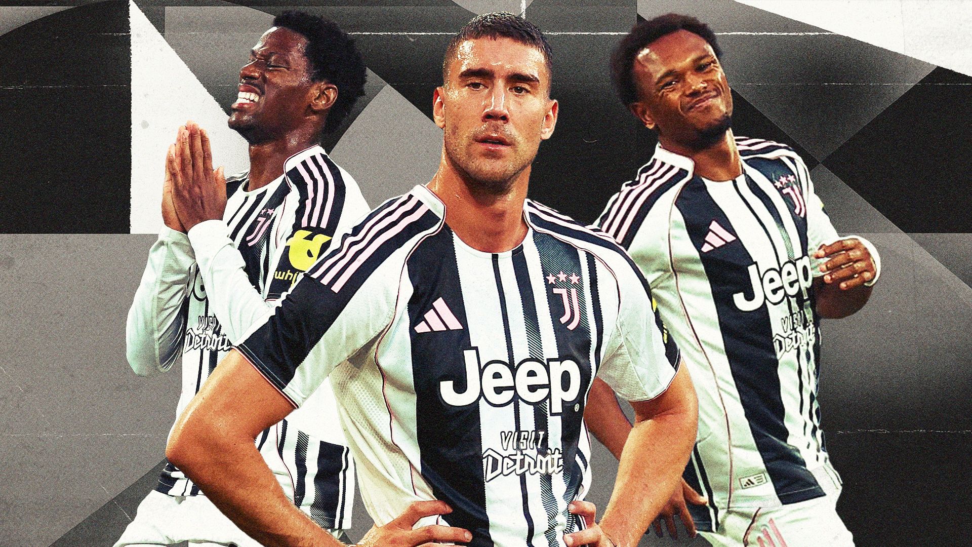 David Vlahovic Openda Juventus GFX desktop