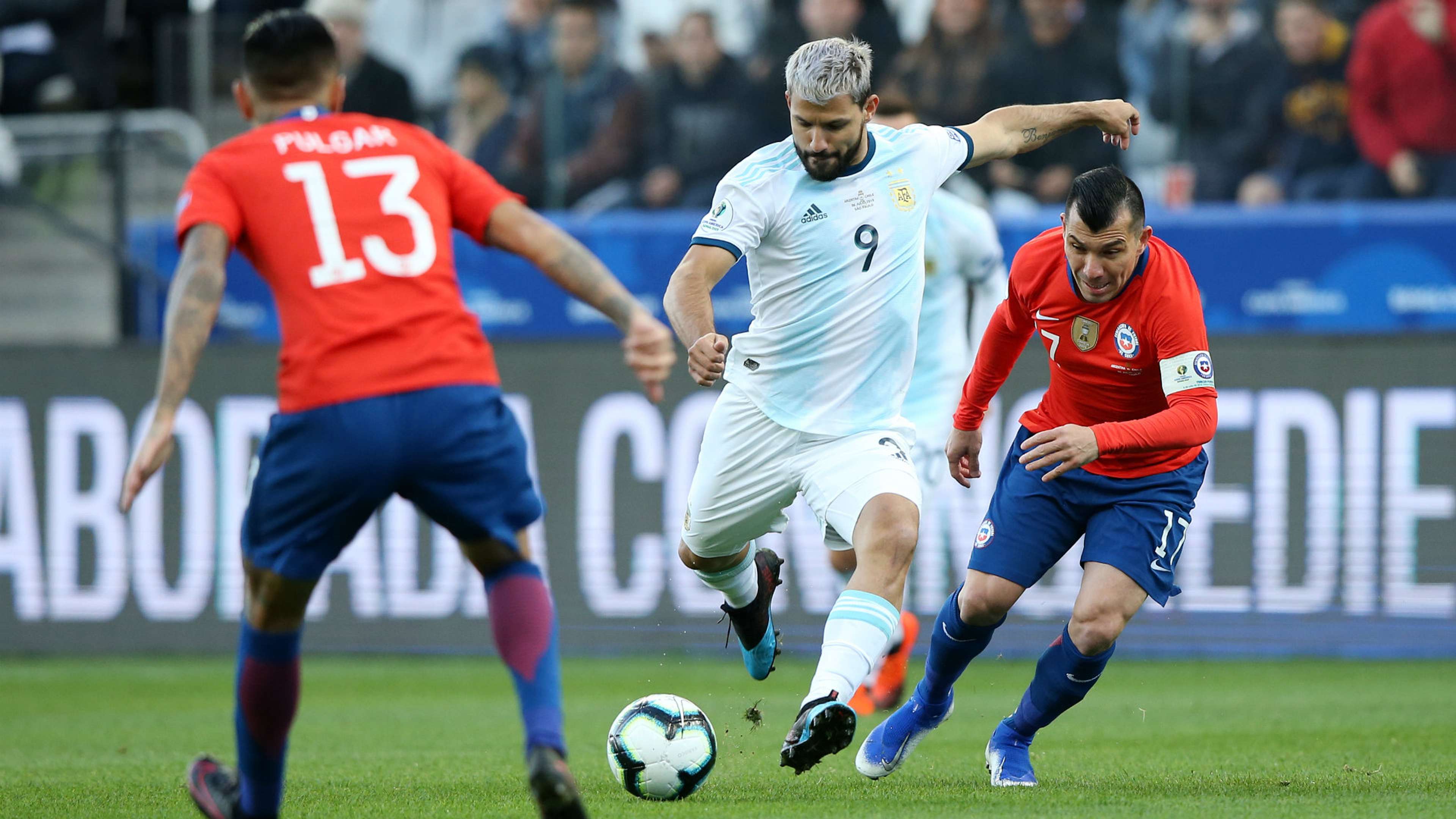 Sergio Aguero Argentina vs Chile Copa America 2019