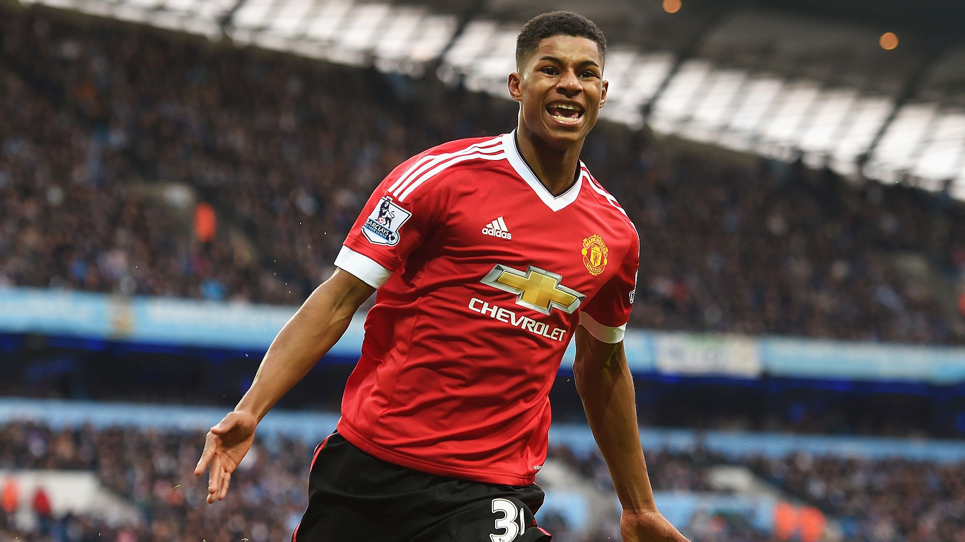 Marcus Rashford Manchester United Manchester City Premier League 03202016