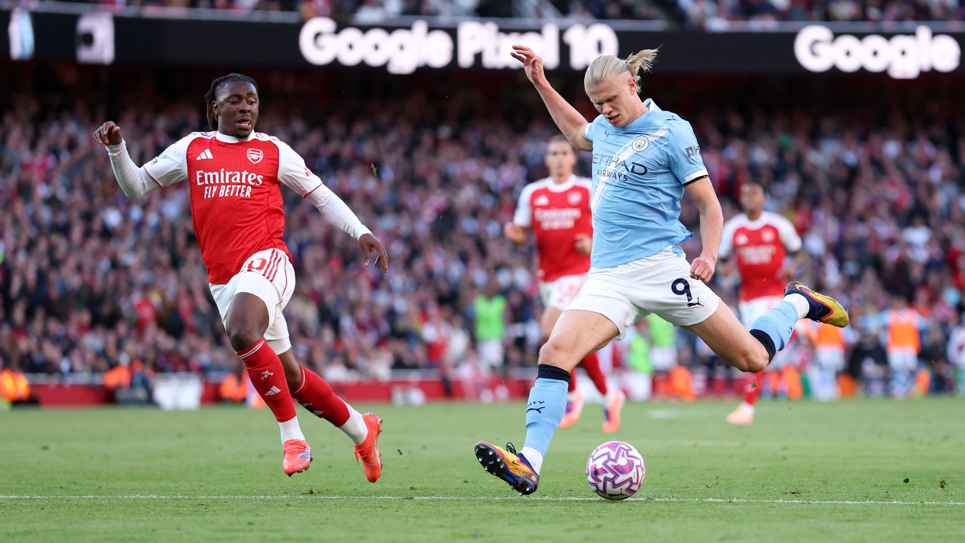 Haaland Eze Manchester City Arsenal