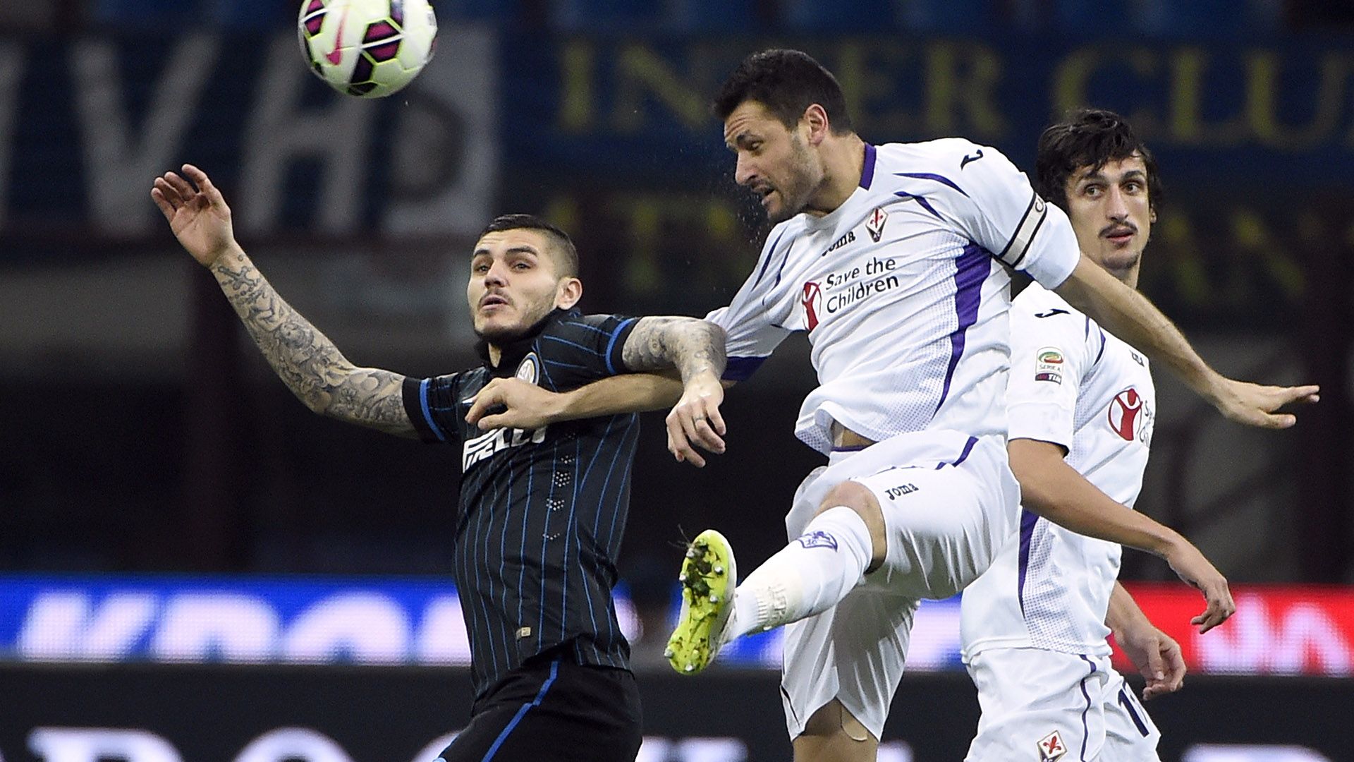 Icardi Pasqual Inter Fiorentina Serie A