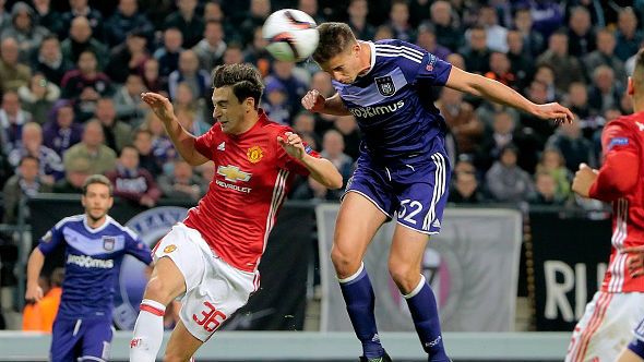 Darmian Rsc Anderlecht v Manchester Utd - UEFA Europa League 13042017