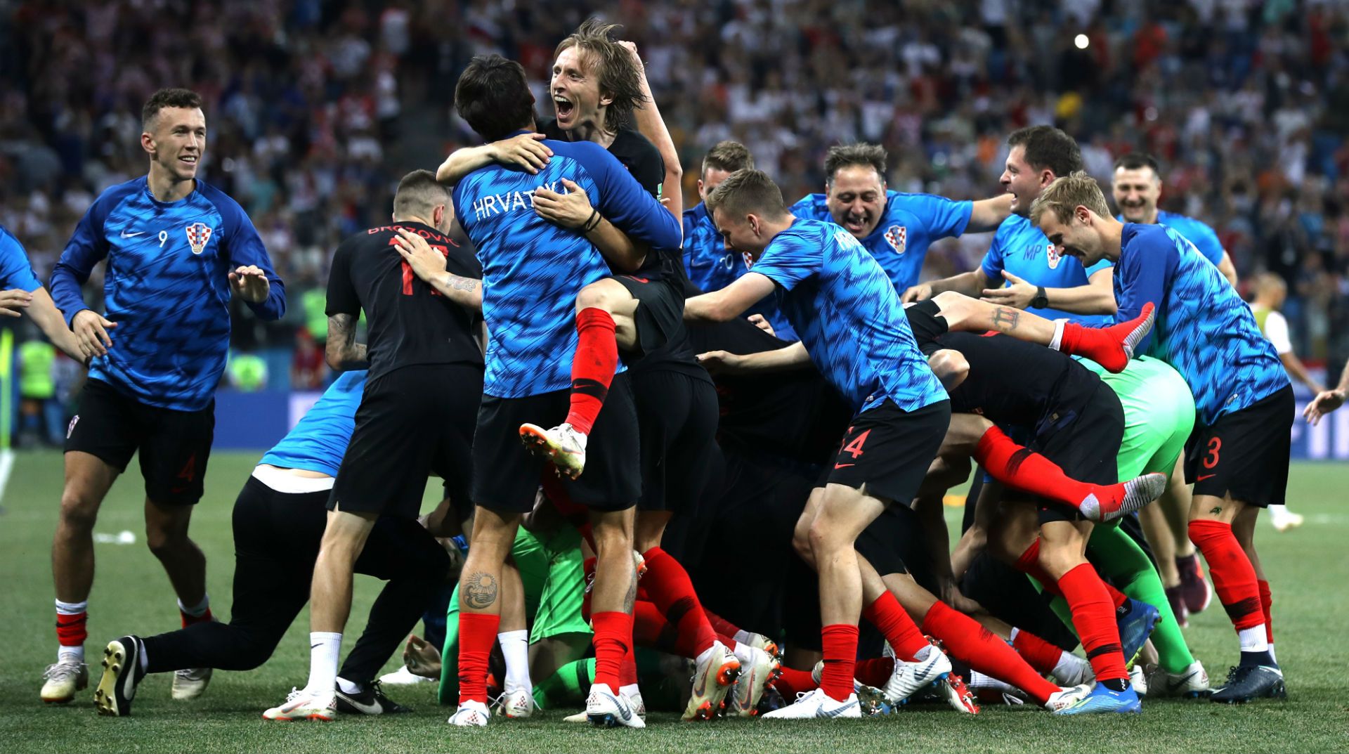 010718 Croacia Dinamarca Luka Modric