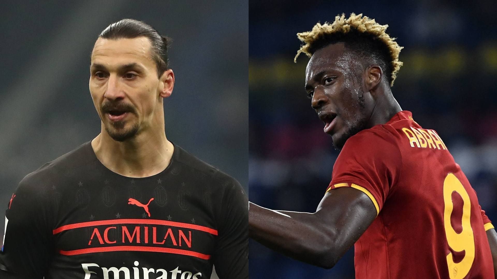Zlatan Ibrahimovic Milan Tammy Abraham Roma