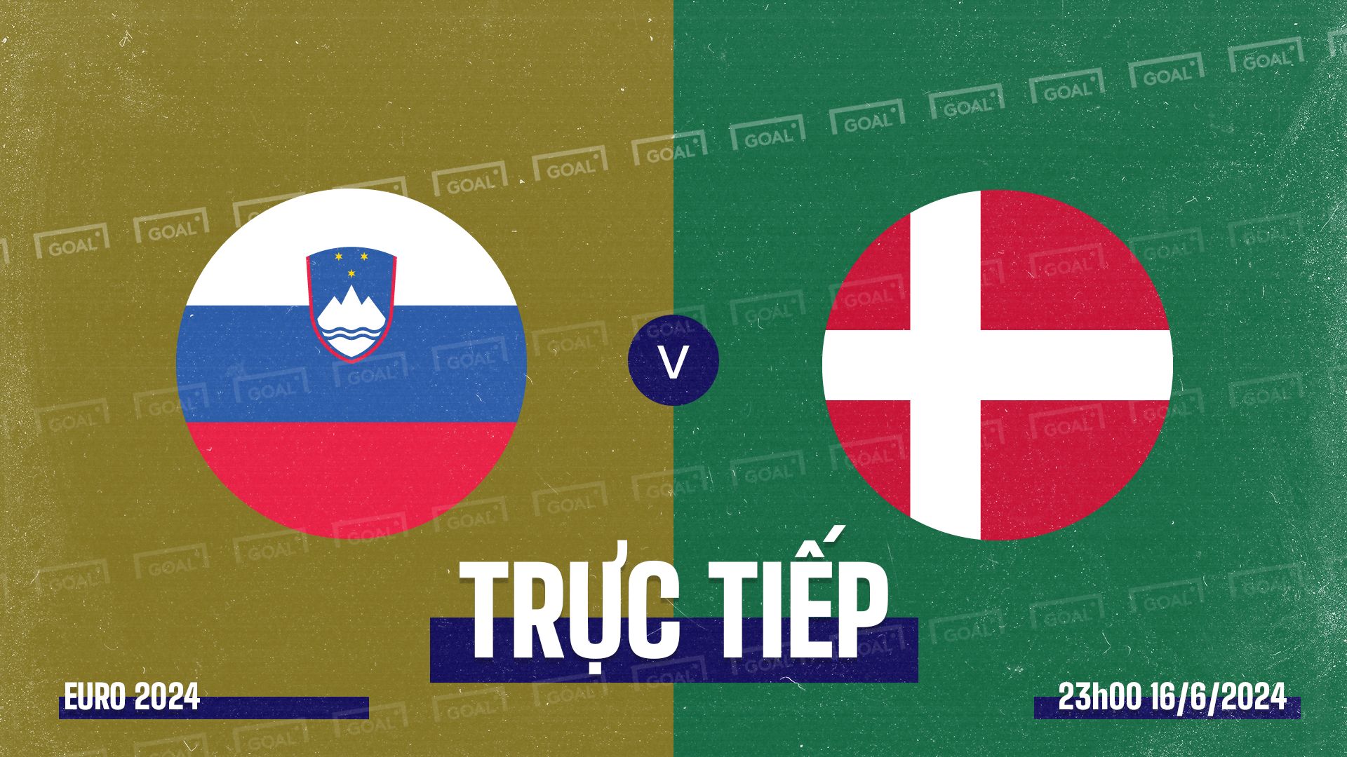 Slovenia vs Denmark EURO 2024 GFX