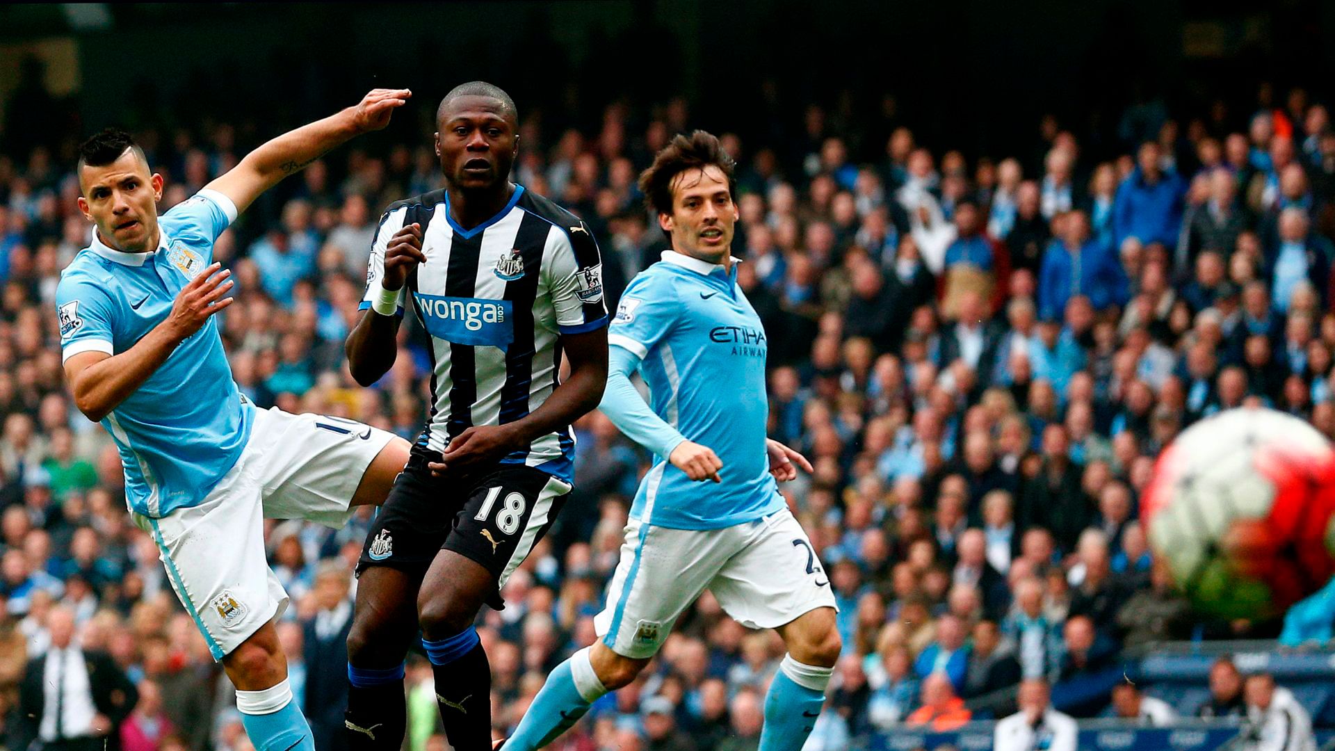 sergio aguero newcastle manchester city premier league 