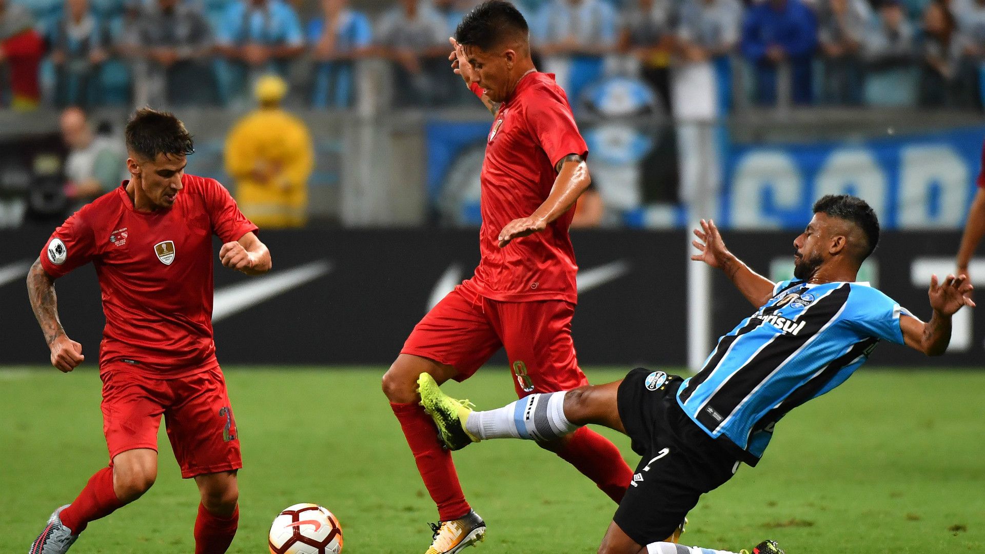 Maxi Meza Leo Mura Gremio Independiente Recopa Sudamericana 21022018