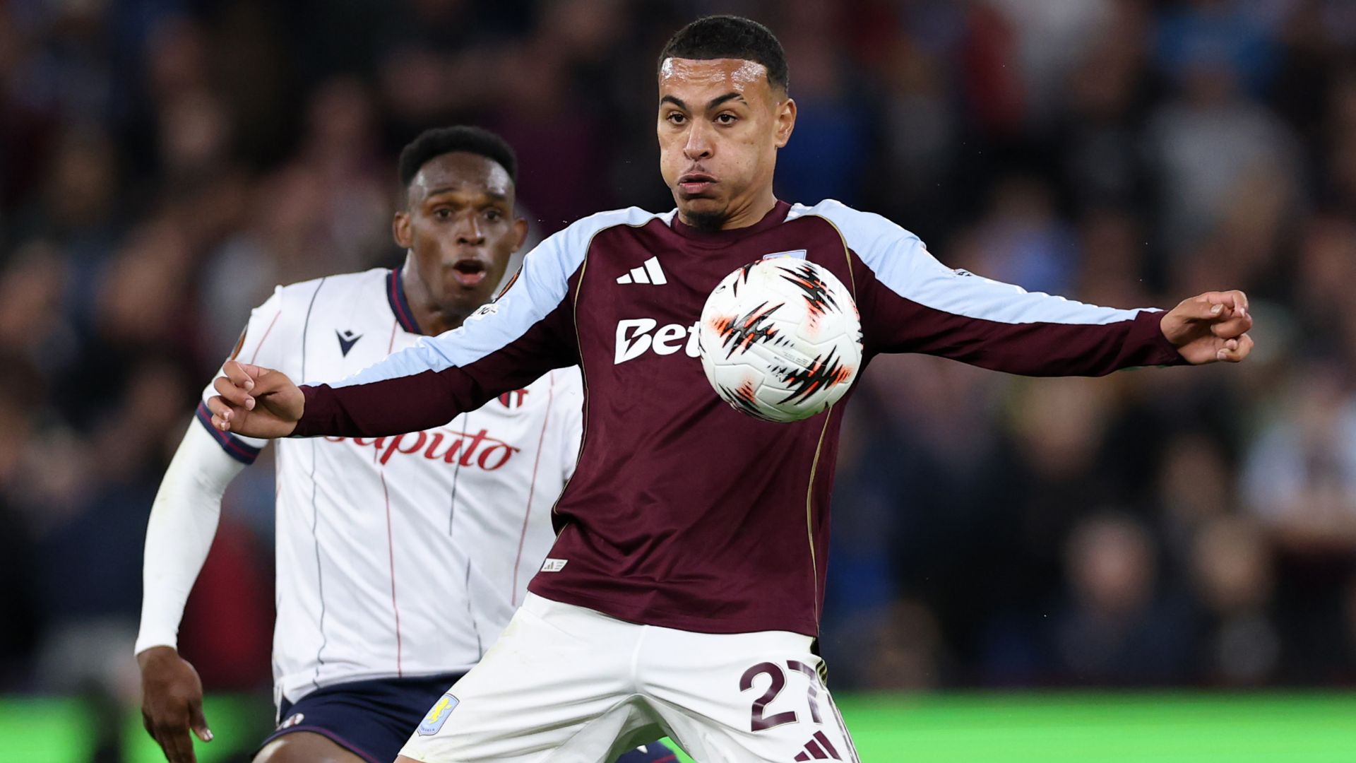 Morgan Rogers Aston Villa Bologna 2025-26