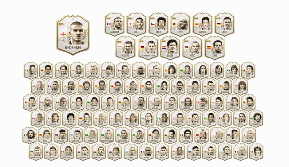 EA SPORTS ICON GRAFIC CARDS