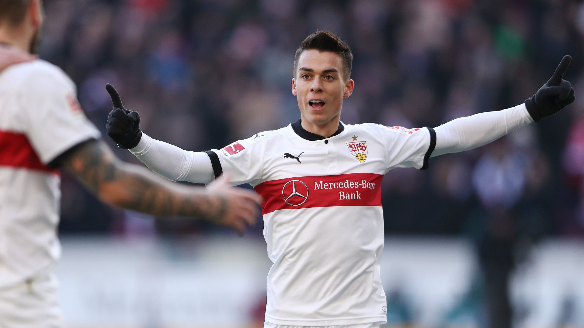 ERIK THOMMY STUTTGART GERMAN BUNDESLIGA 24022018