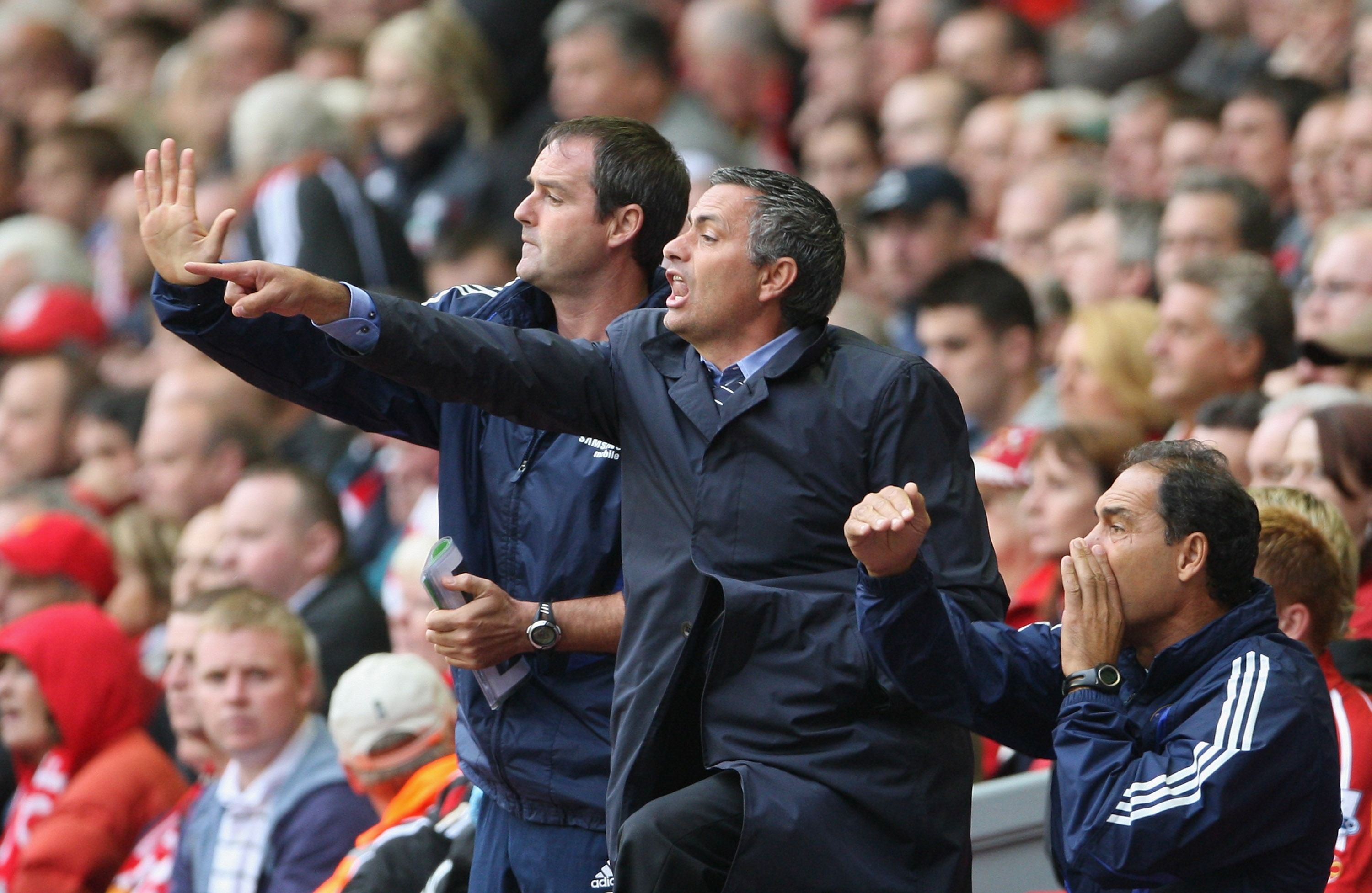 Steve Clarke and Jose Mourinho.