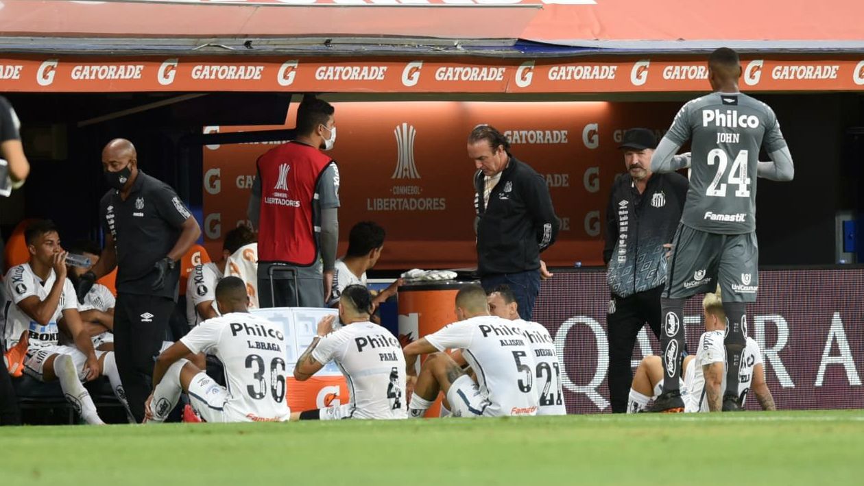 charla entretiempo Boca Santos Copa Libertadores 06012020