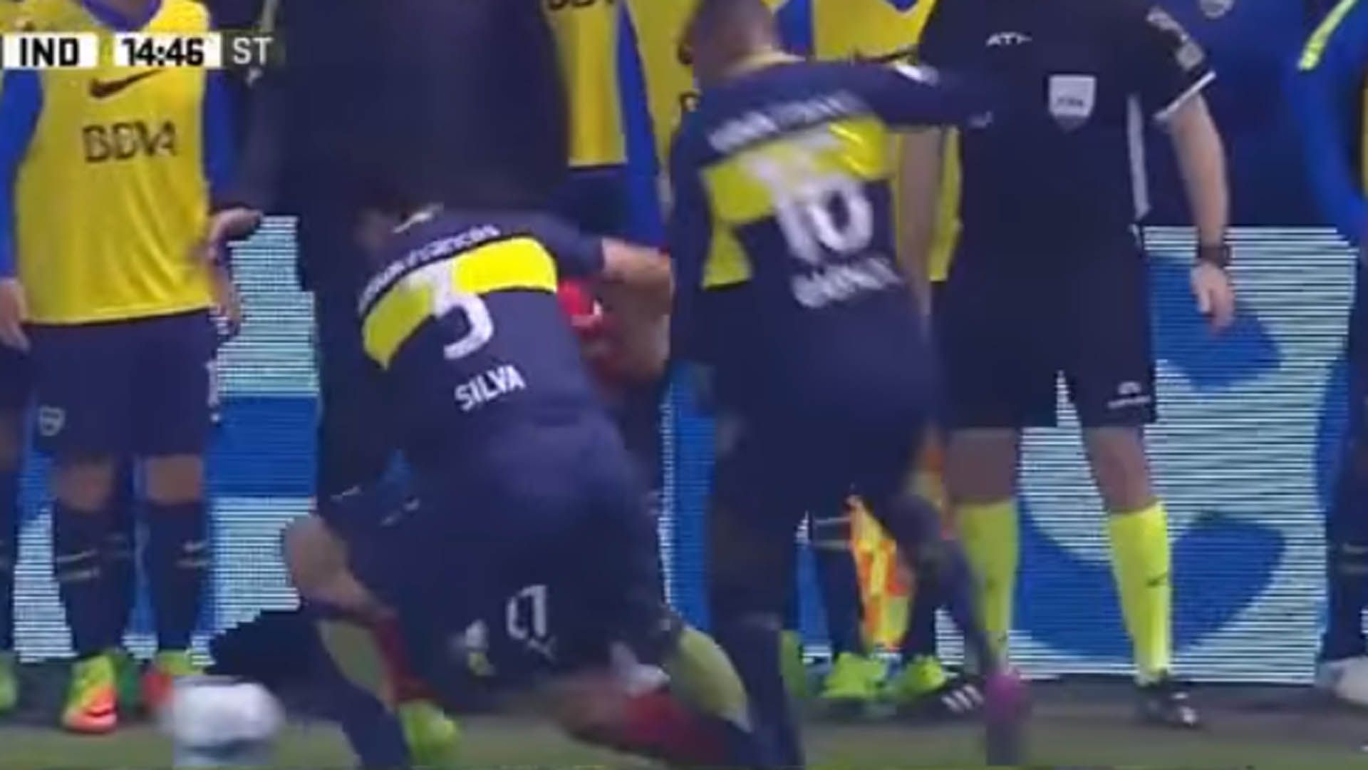 Wilmar Barrios Ezequiel Barco Boca Independiente Play Video