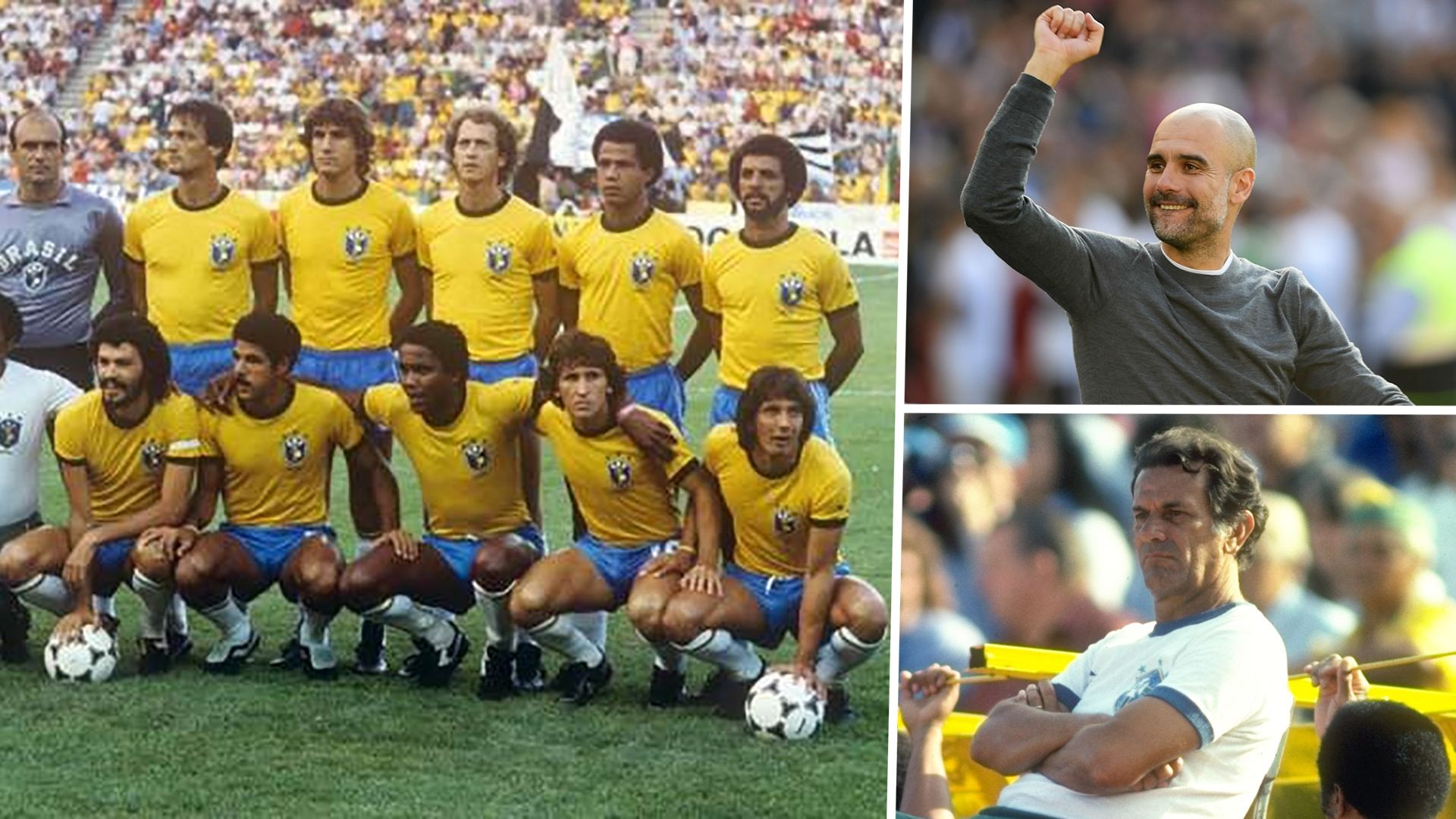 Brazil Pep Guardiola Tele Santana 1982 World Cup