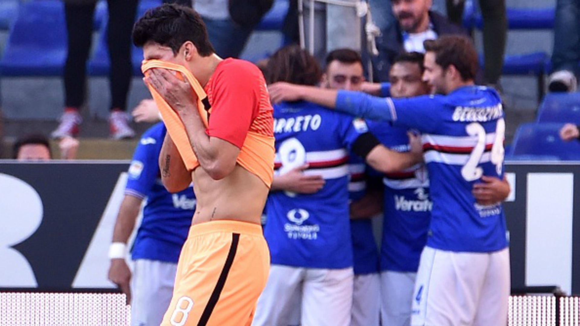 Sampdoria Roma Serie A