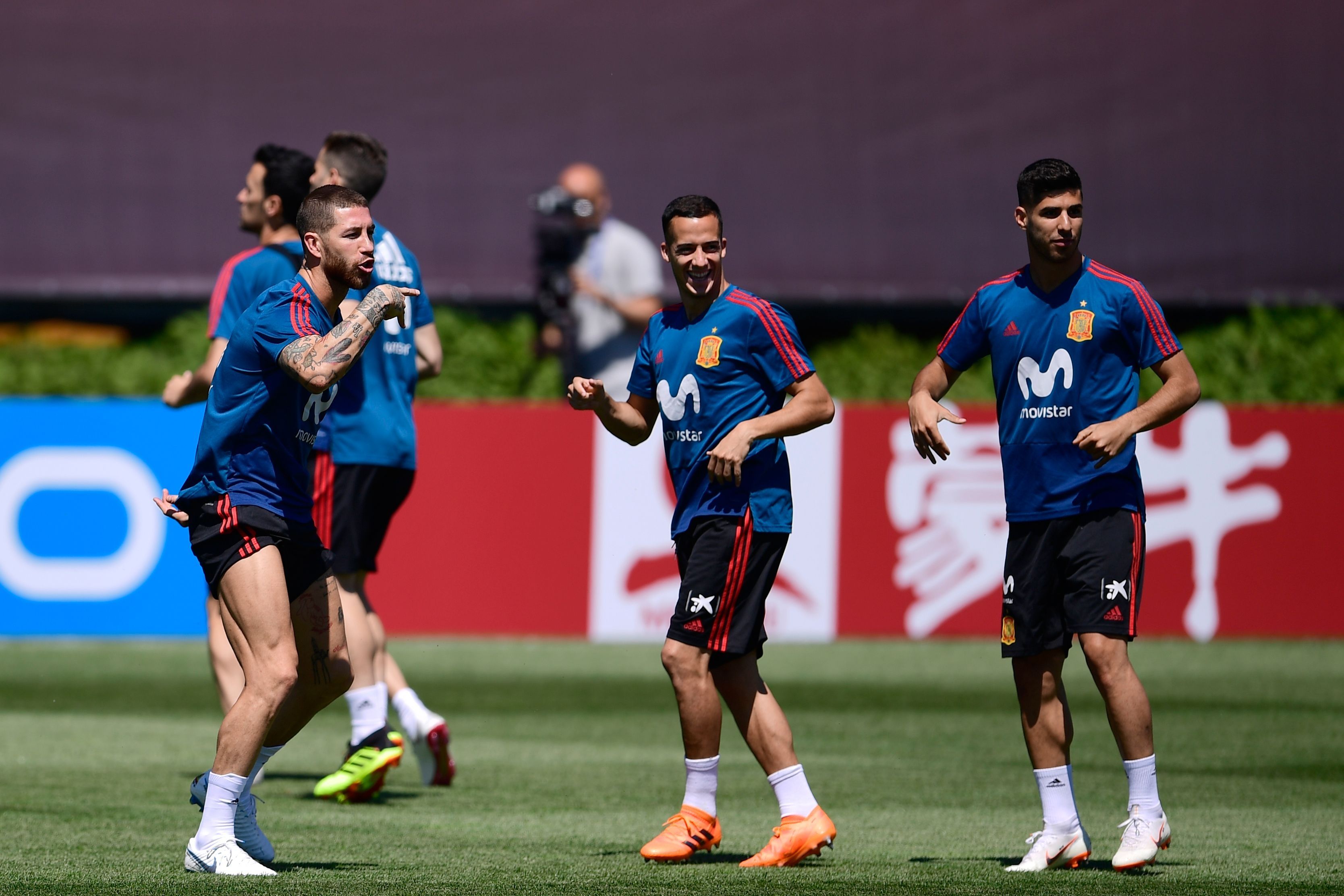 España entrenamiento Mundial Rusia 2018