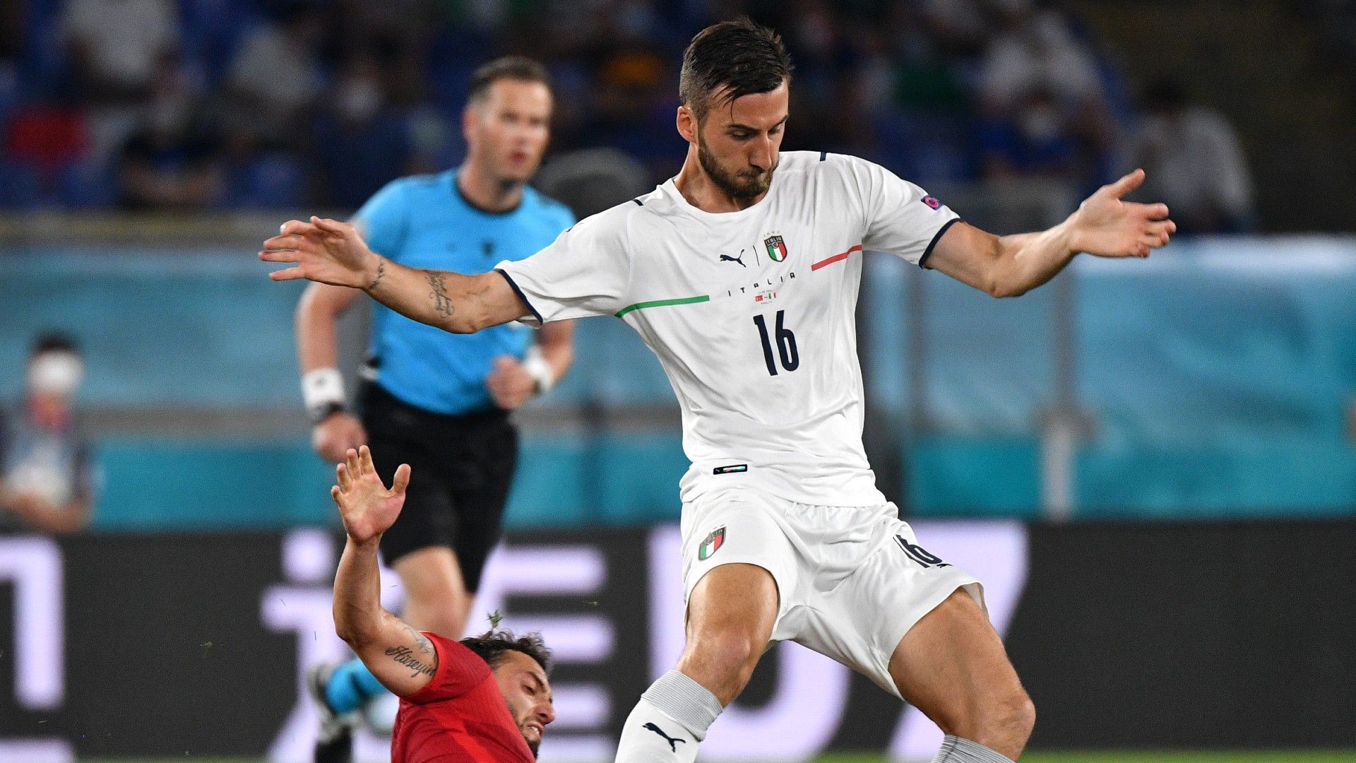 Bryan Cristante Italy Turkey 11062021