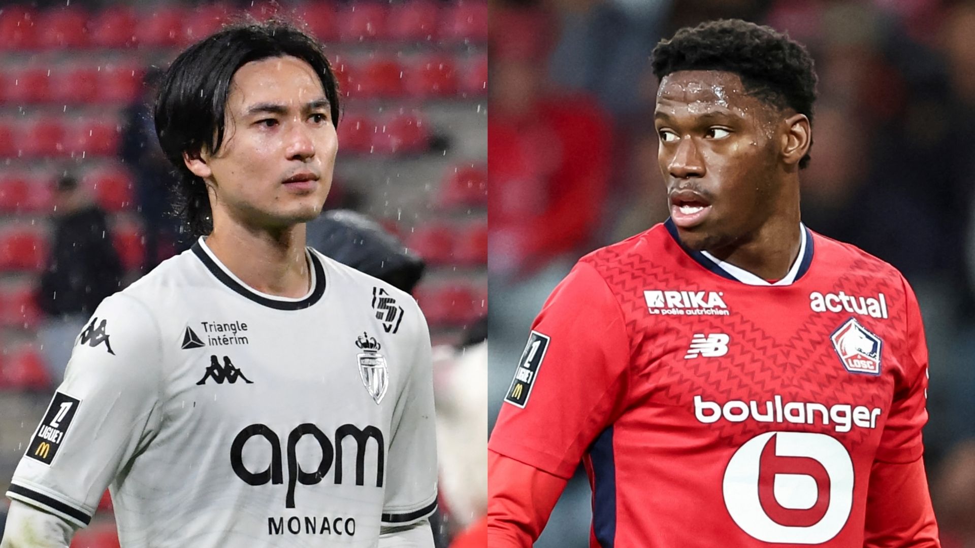 Takumi Minamino Monaco Jonathan David Lille