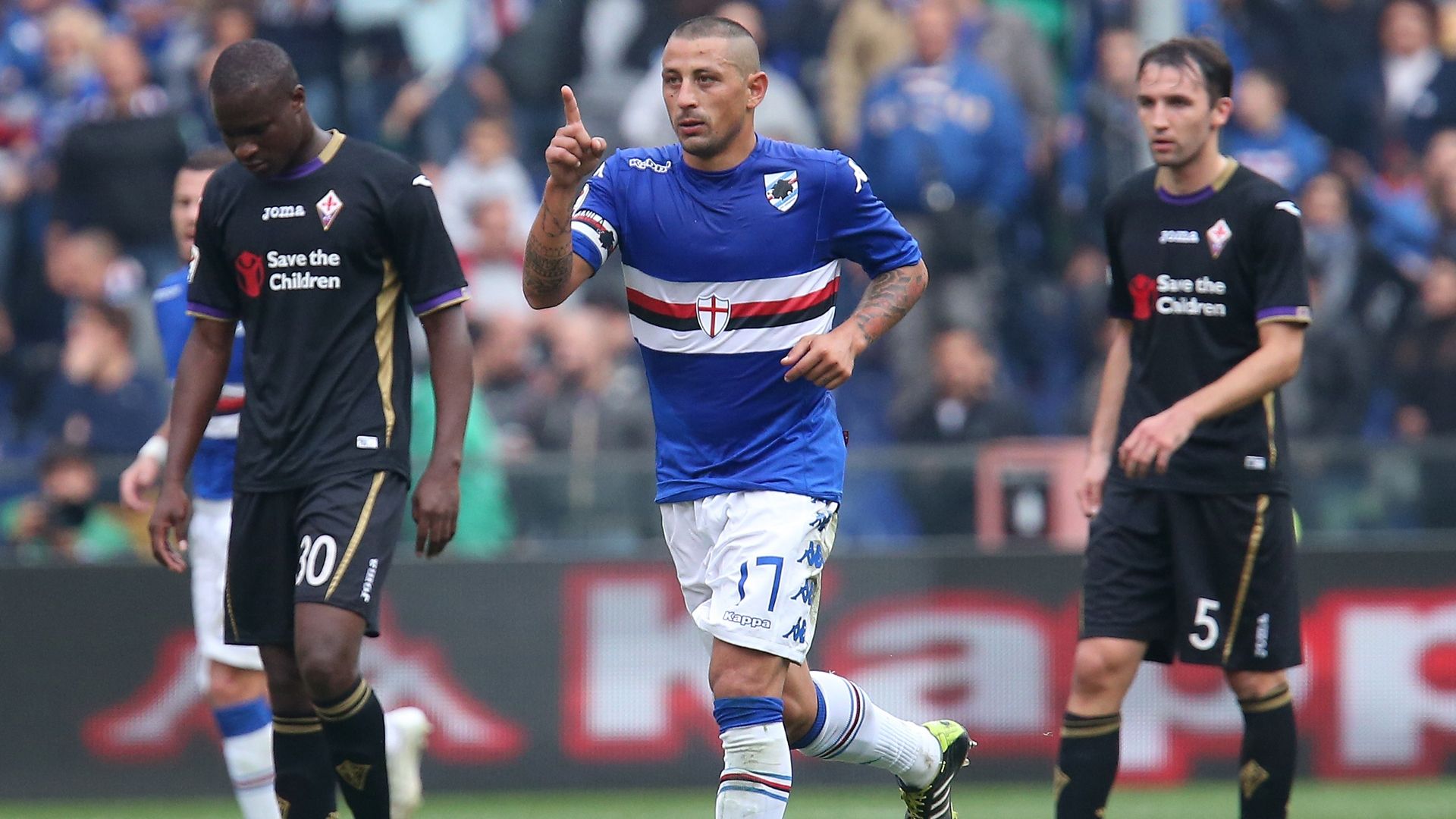 Angelo Palombo Sampdoria Fiorentina Serie A 11022014