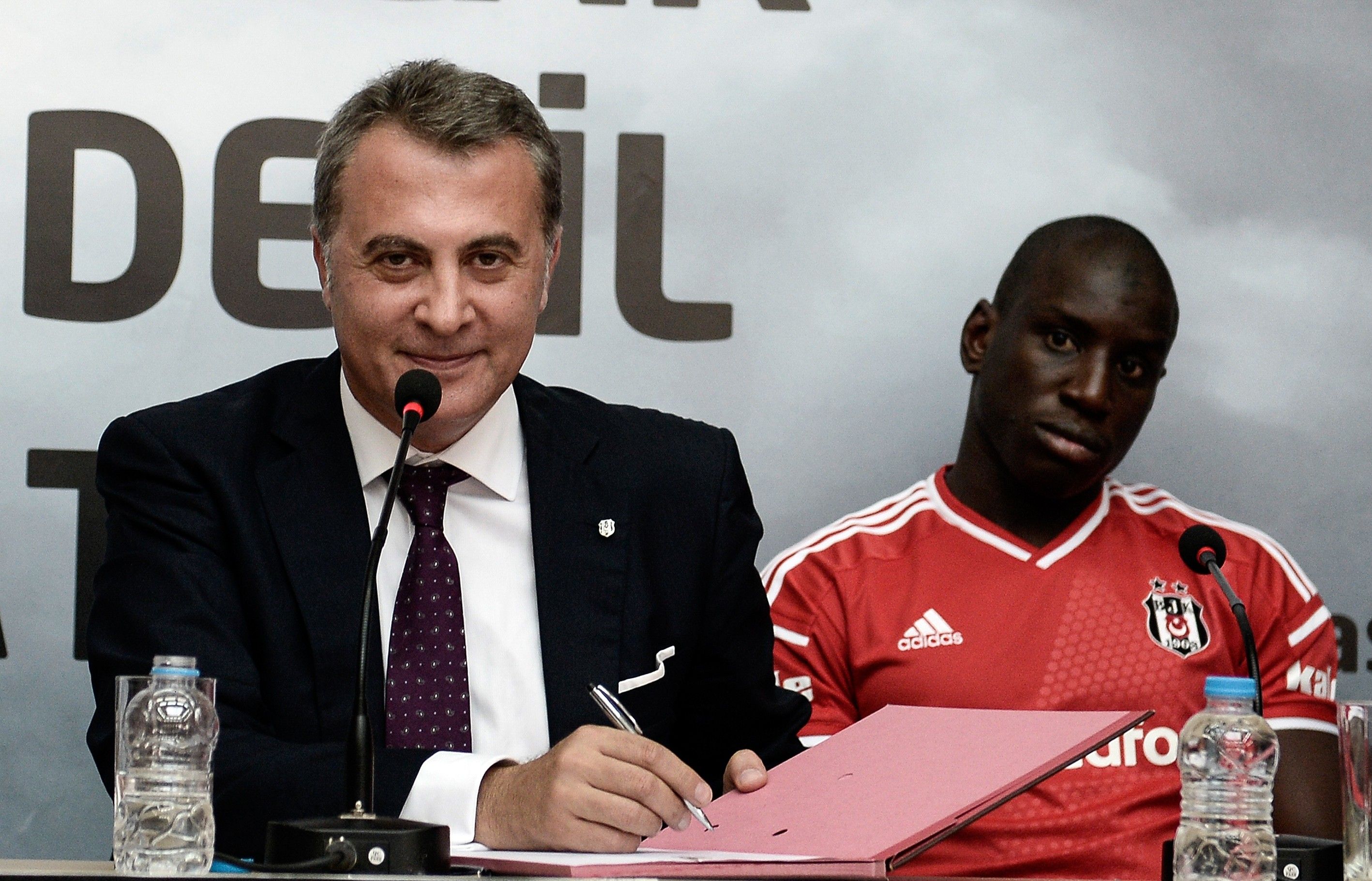 Fikret Orman Demba Ba Besiktas