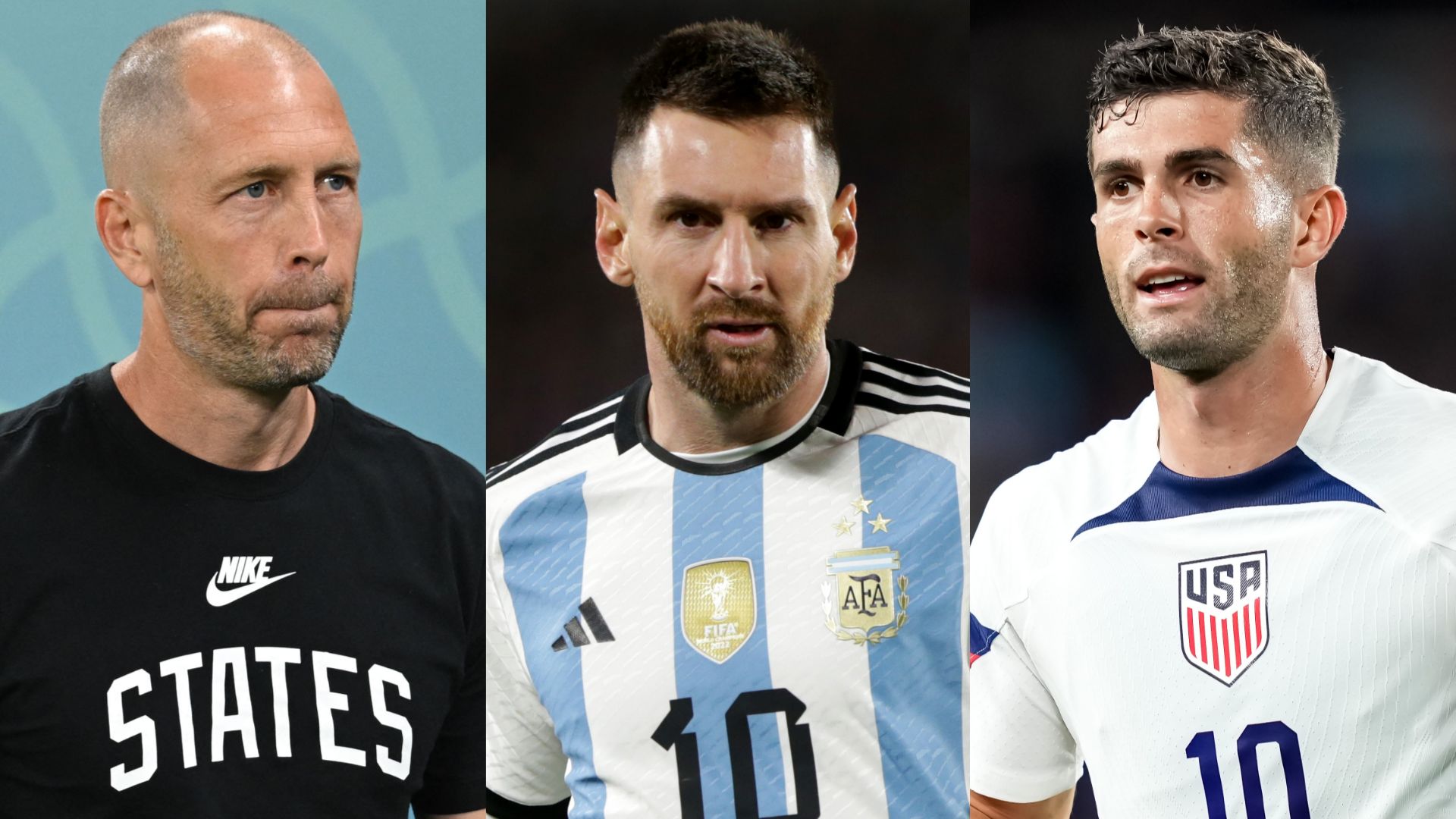 Gregg Berhalter Lionel Messi Christian Pulisic