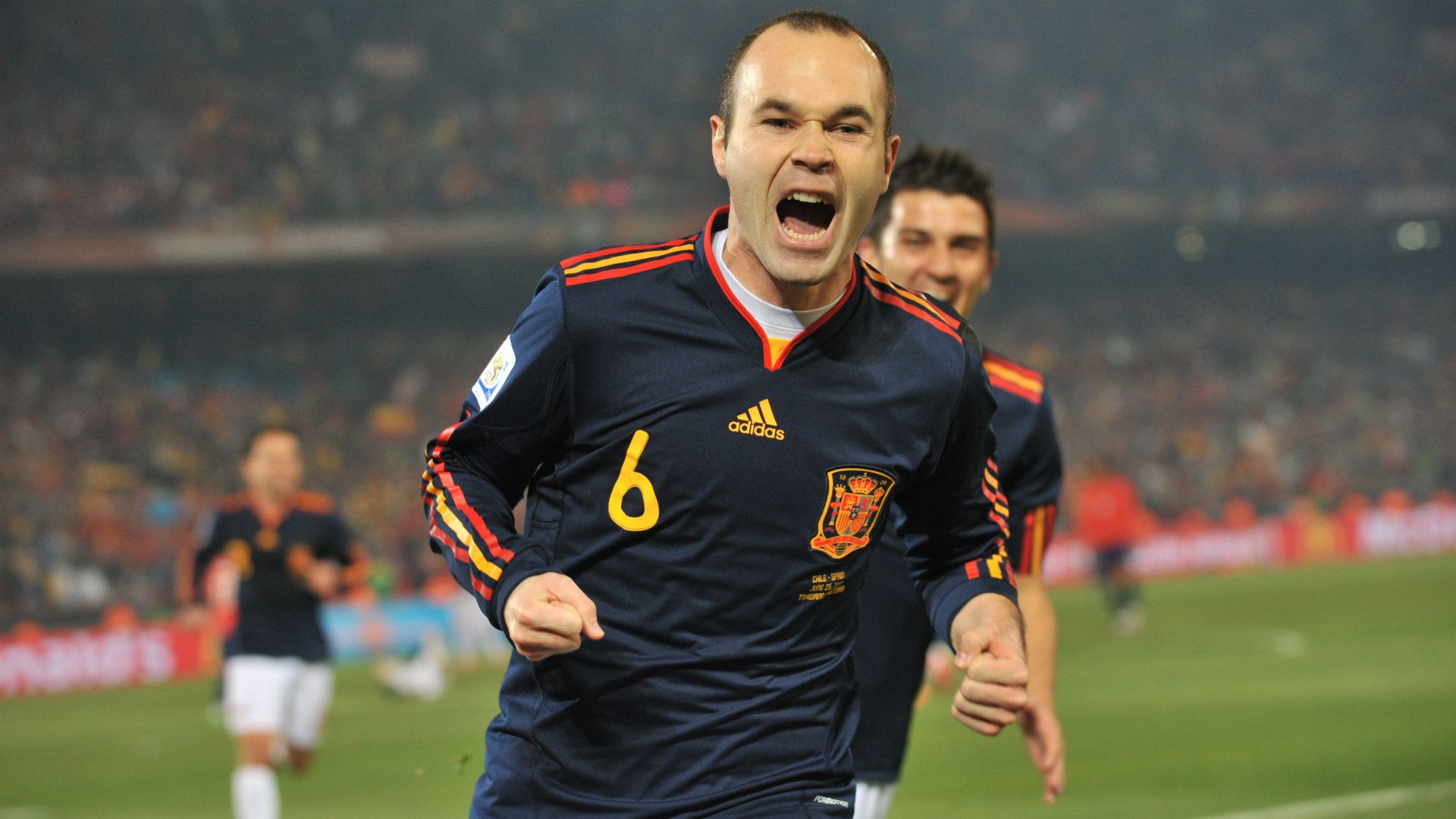 Iniesta Chile 2010