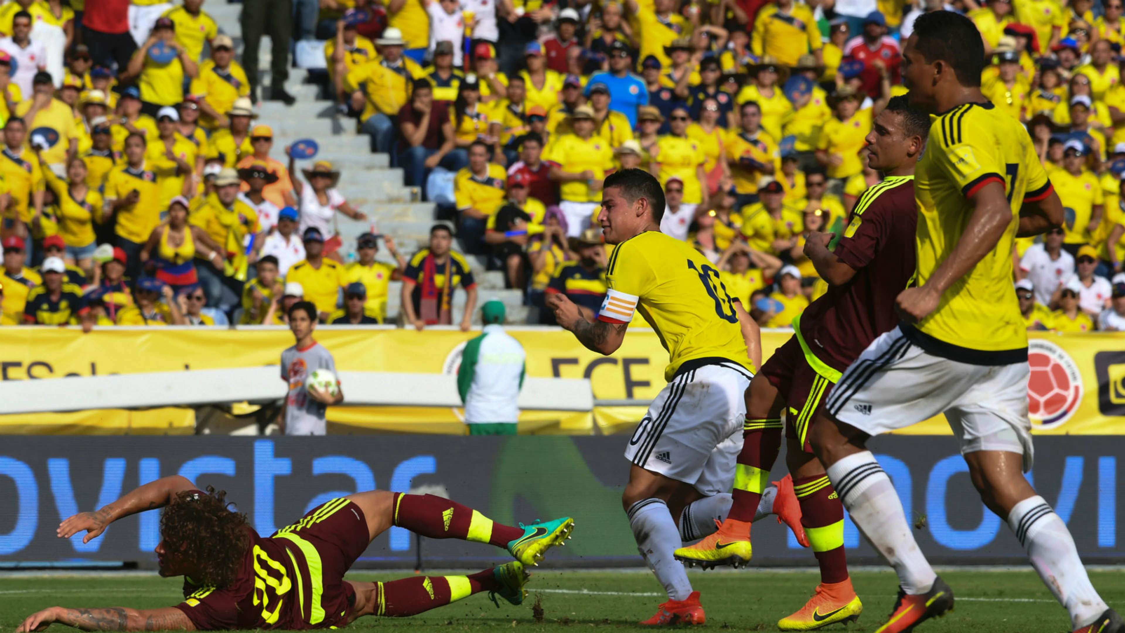 Gol James Colombia vs Venezuela Eliminatoria 2016