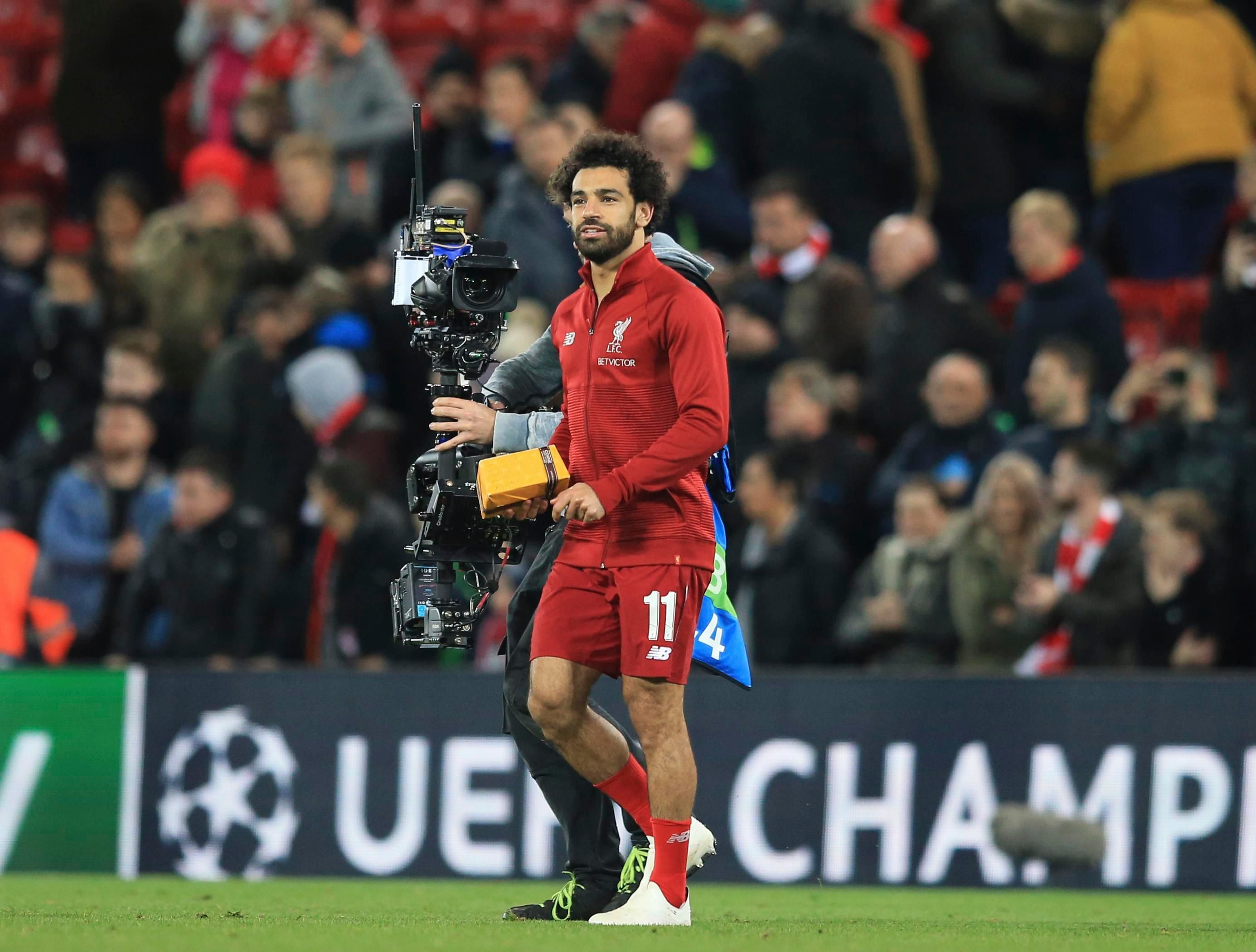 Mohamed Salah Liverpool fan present Champions League
