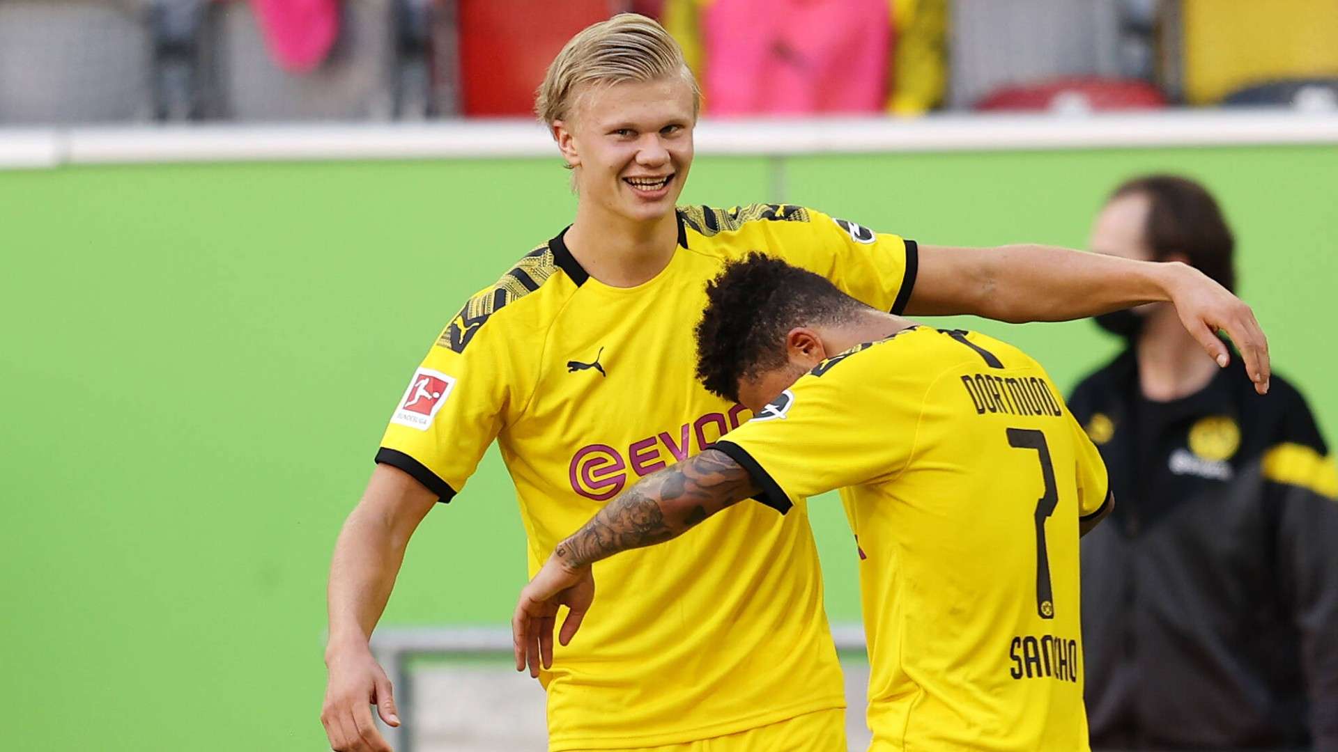 GER ONLY BVB DÜSSELDORF HAALAND SANCHO