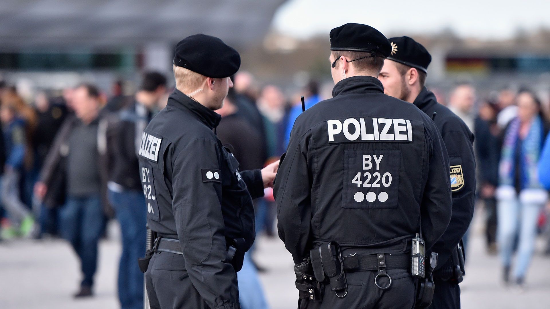 Polizei Police Deutschland Germany DFB Italien Italy Friendly 29032016