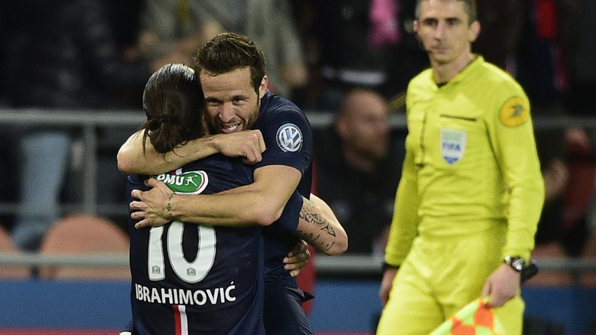 PSG ASSE Zlatan Ibrahimovic Yohan Cabaye Coupe de France