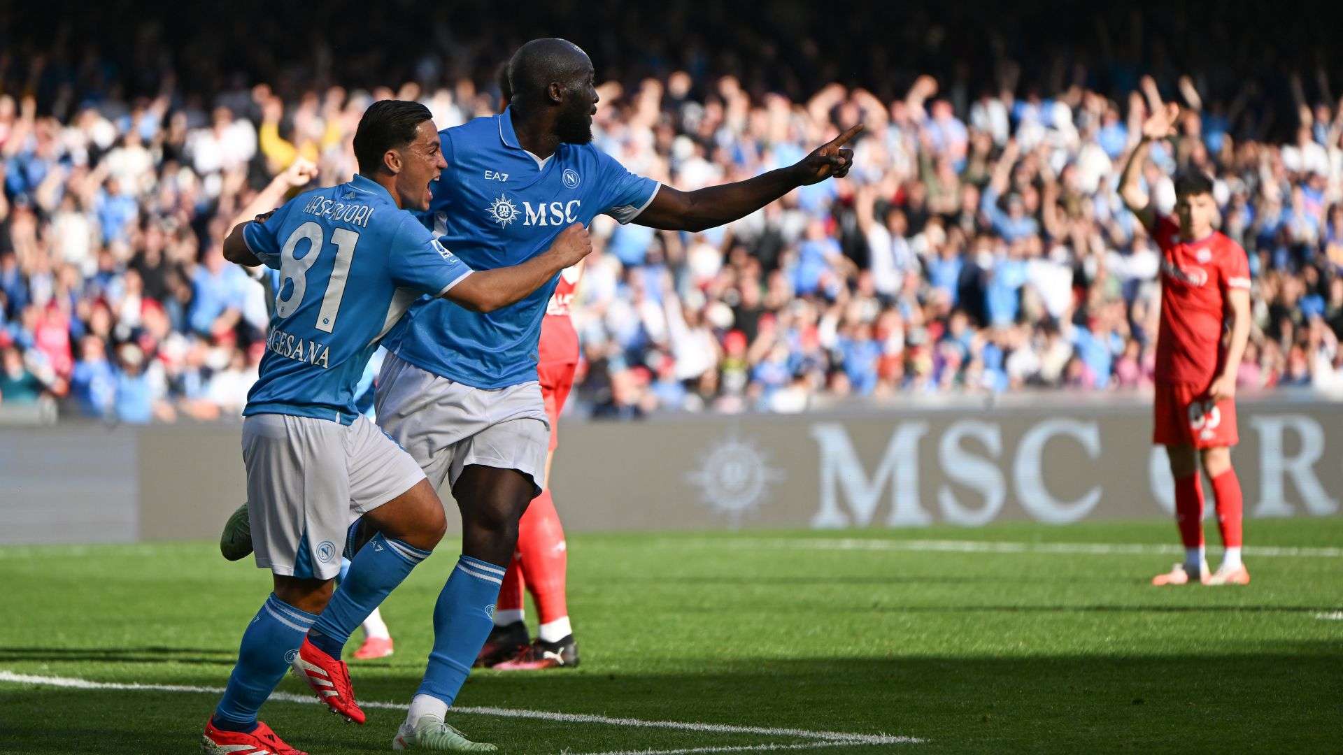 Romelu Lukaku Napoli Fiorentina Serie A