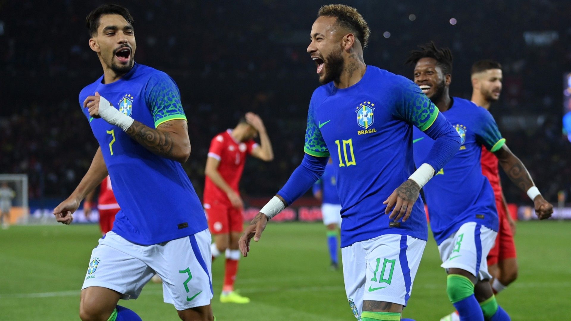 Paquetá Neymar Fred Brazil 2022