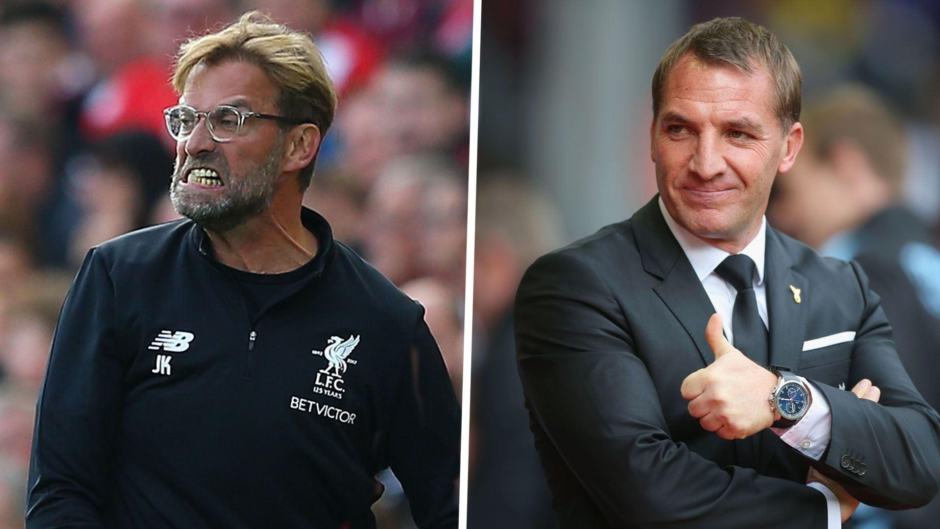 Jurgen Klopp Brendan Rodgers