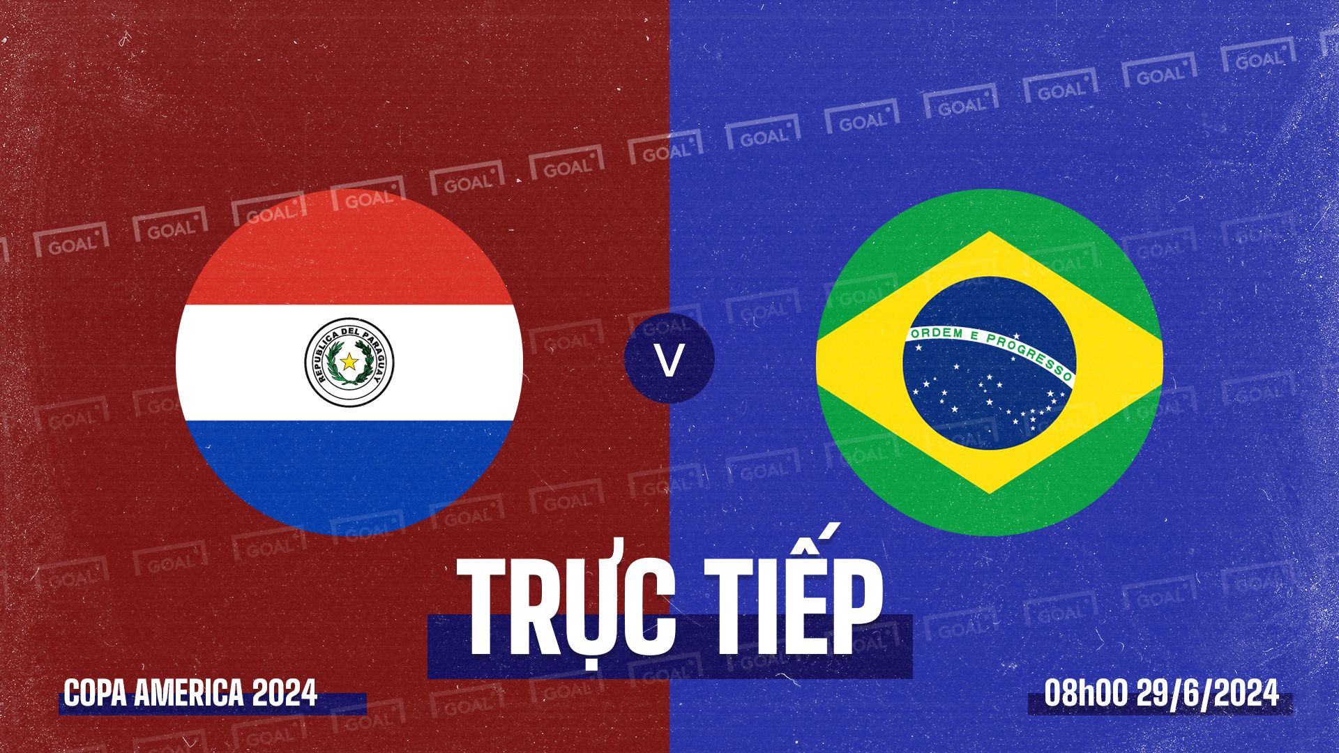 Paraguay vs Brazil Copa America 2024 GFX