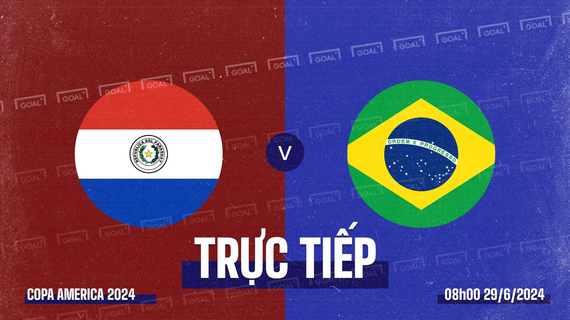 Paraguay vs Brazil Copa America 2024 GFX