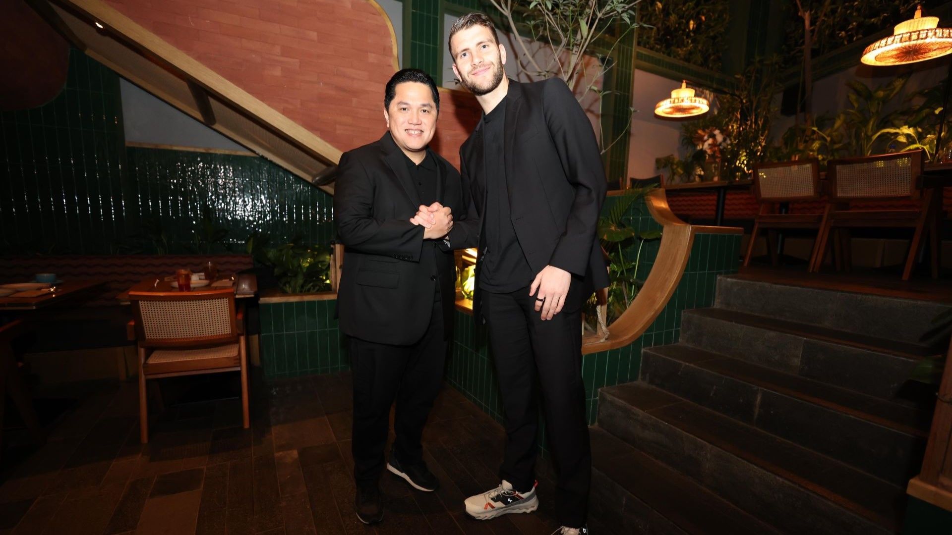 Erick Thohir dan Maarten Paes