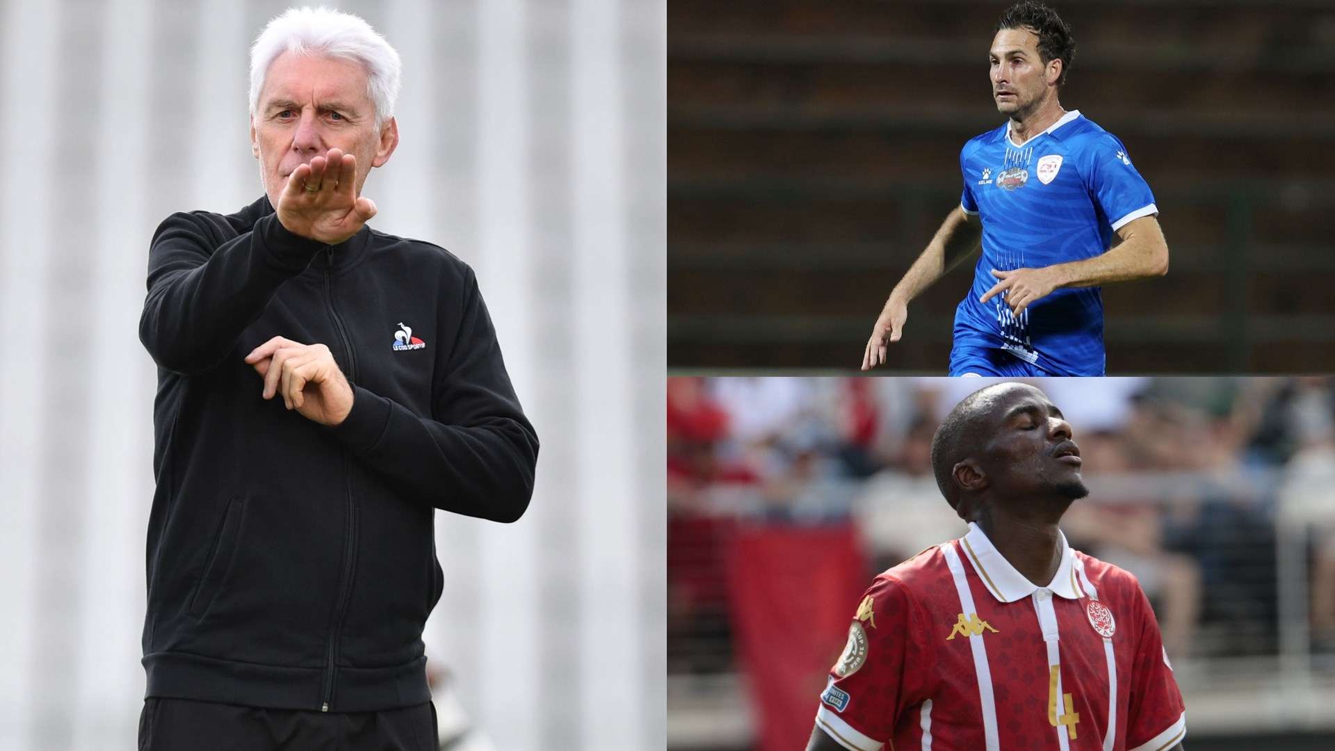 Hugo Broos, Thembinkosi Lorch, Bradley Grobler