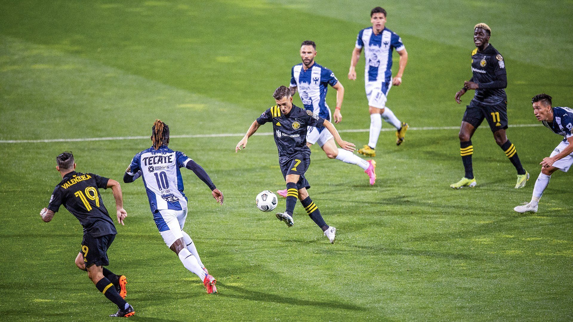 Pedro Santos, Miguel Layún / Columbus Crew vs Monterrey Concachampions 2021
